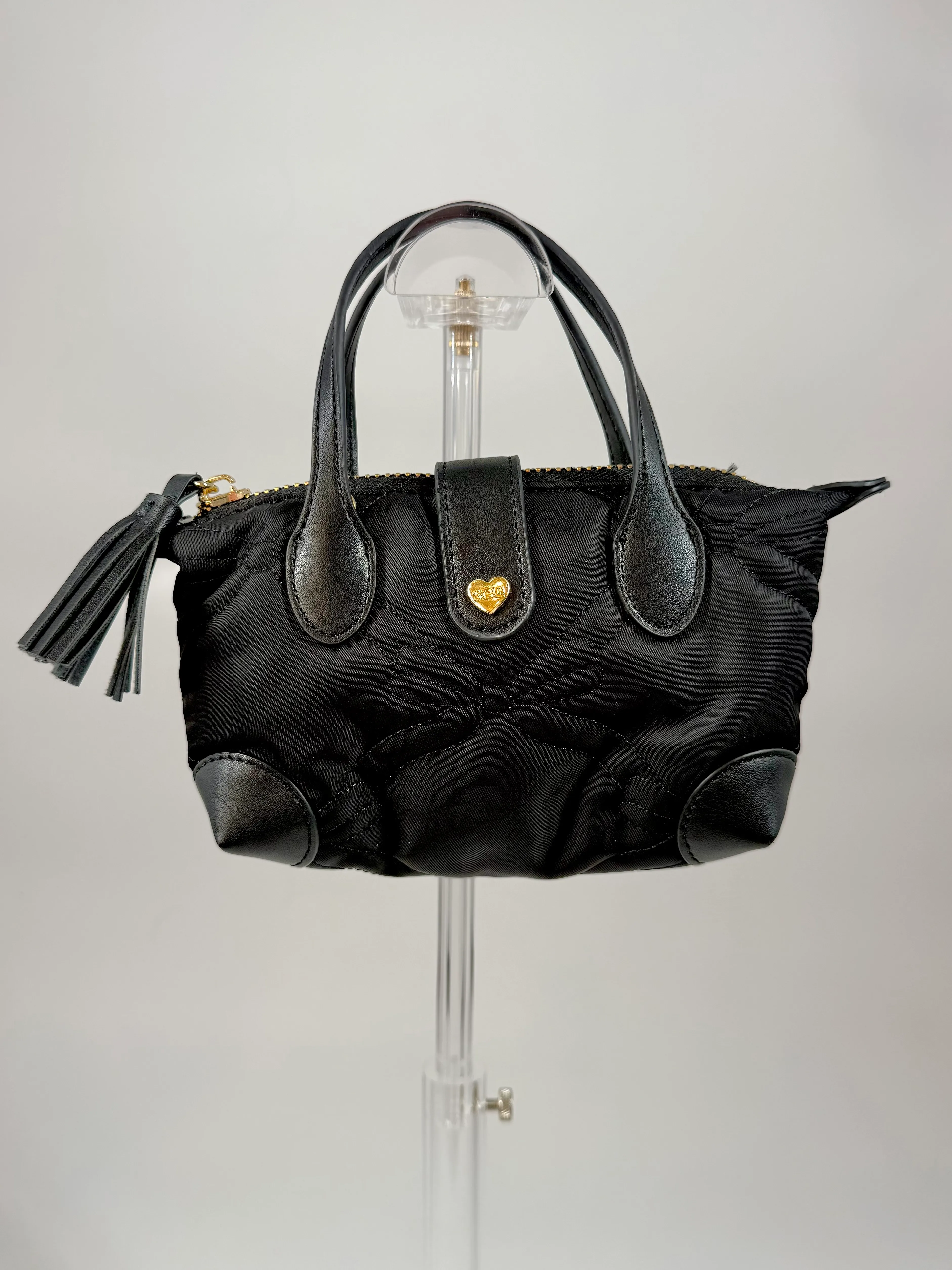 Stoney Clover Lane Black Coquette Pouchette 