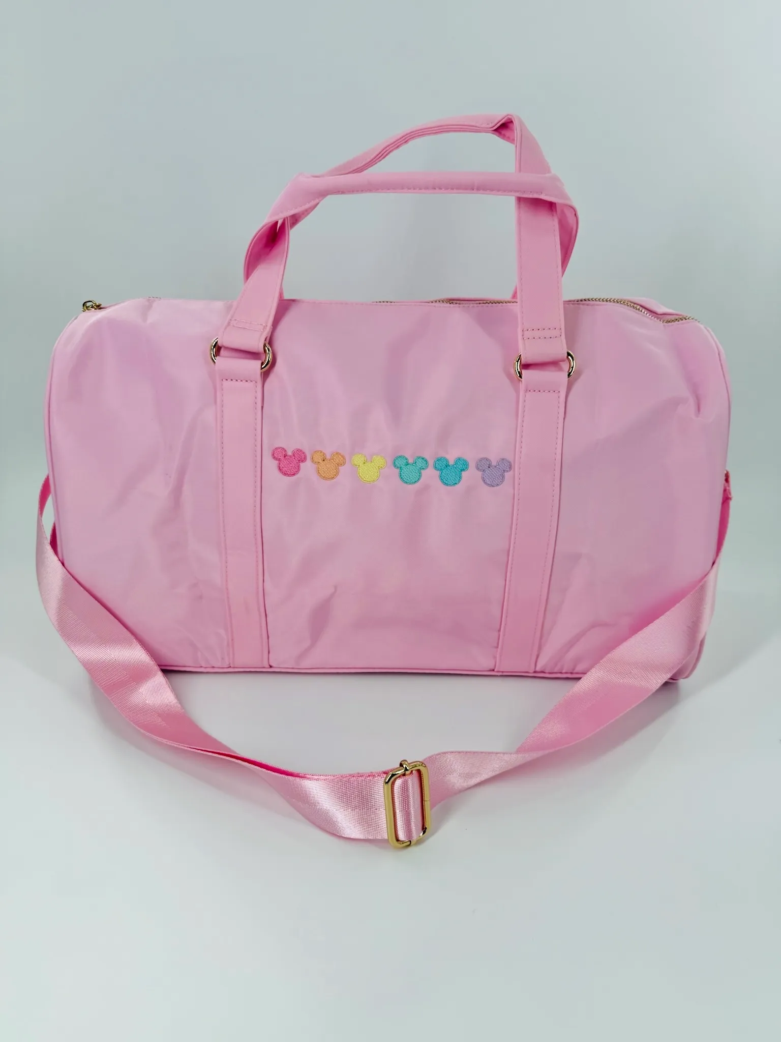 Pastel Mickey Rainbow Duffel - Adored Luxe