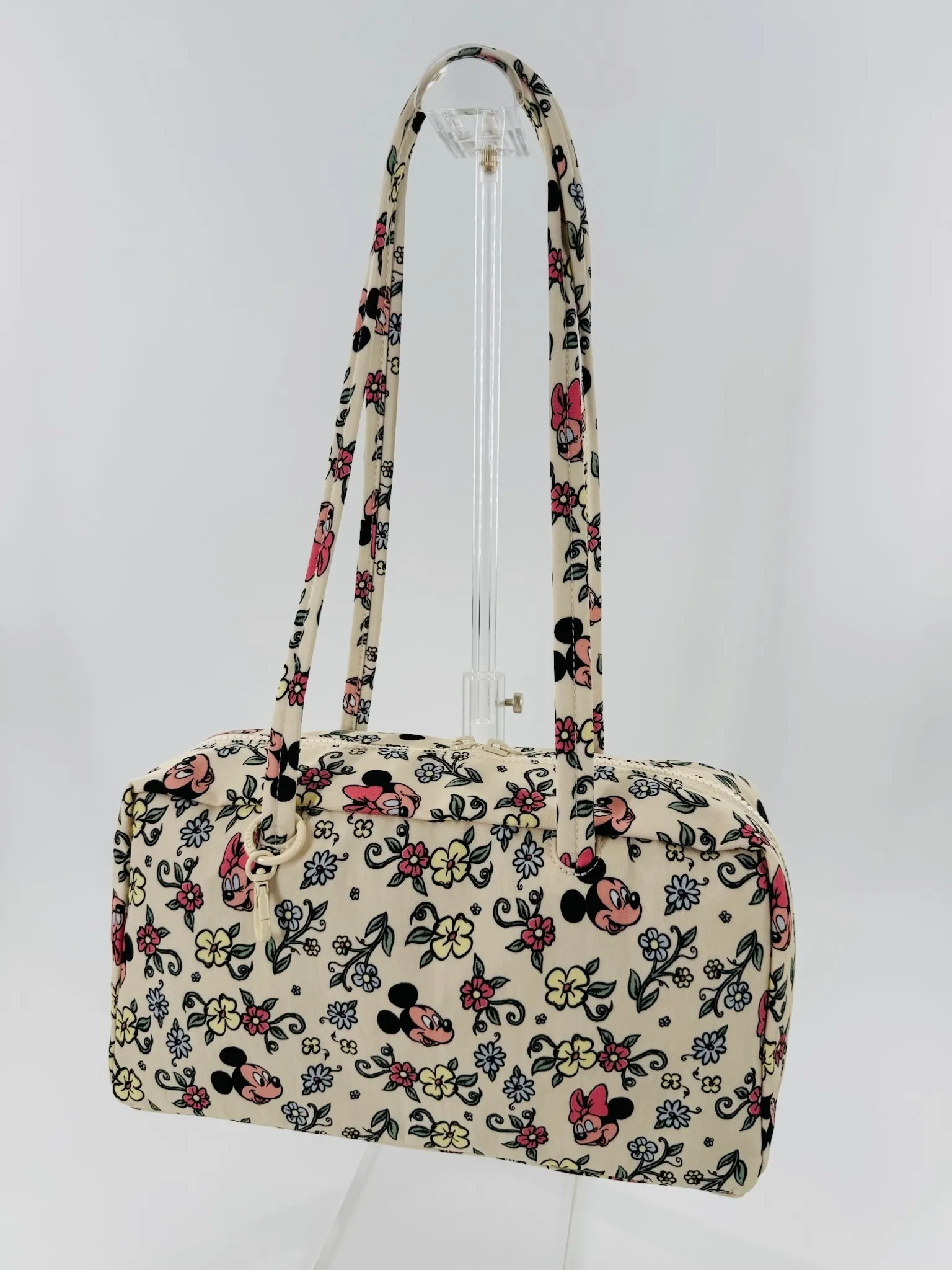 Nylon Bowler Bag Disney Storybook Floral - Baggu