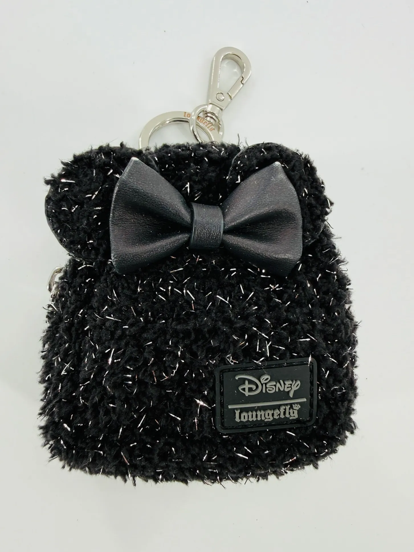 Minnie Mouse Glitter Mystery Mini Backpack Keychain Charm - Glitter Plush
