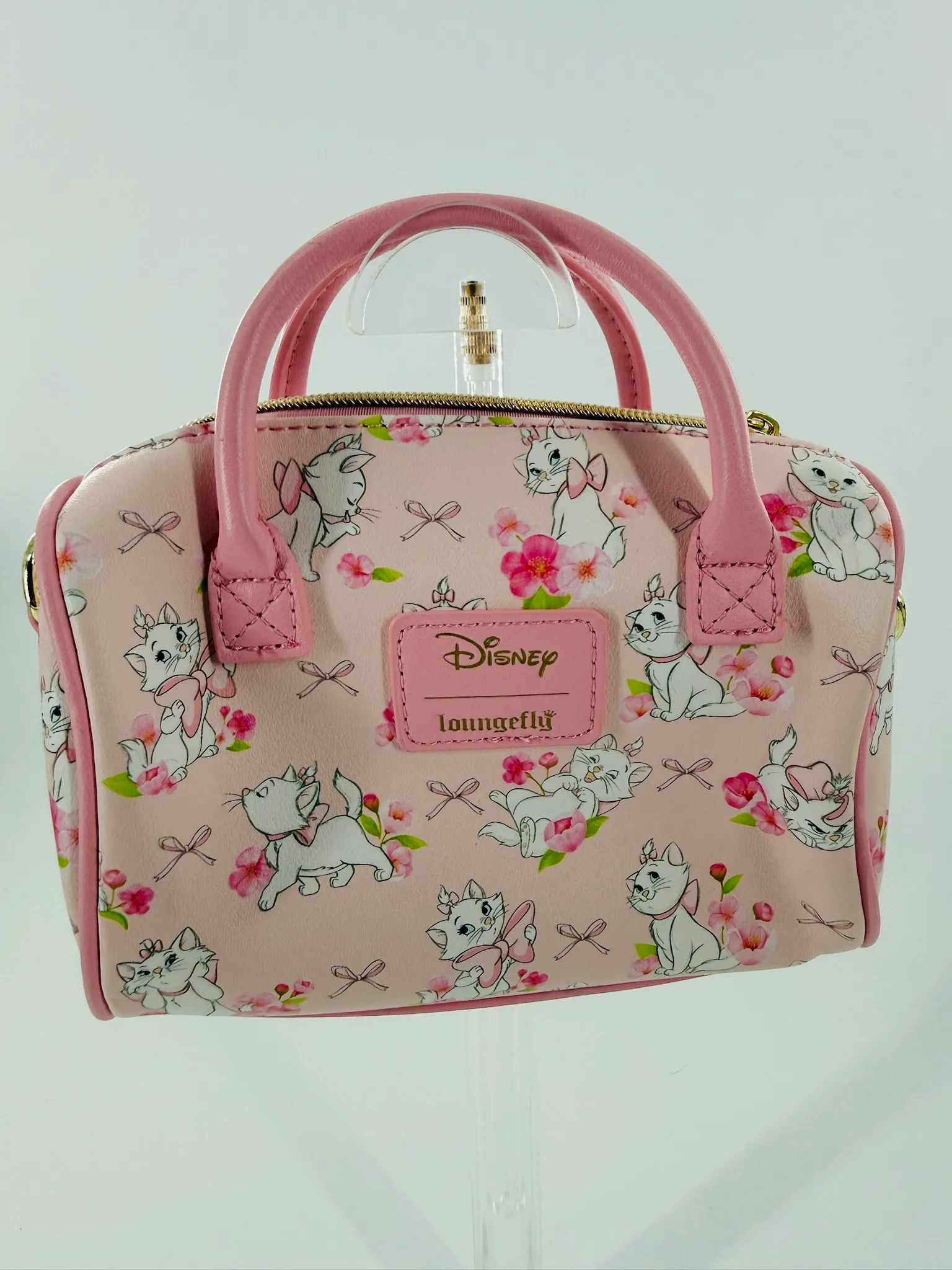 Disney Loungefly Mini Marie Satchel Barrel-Style