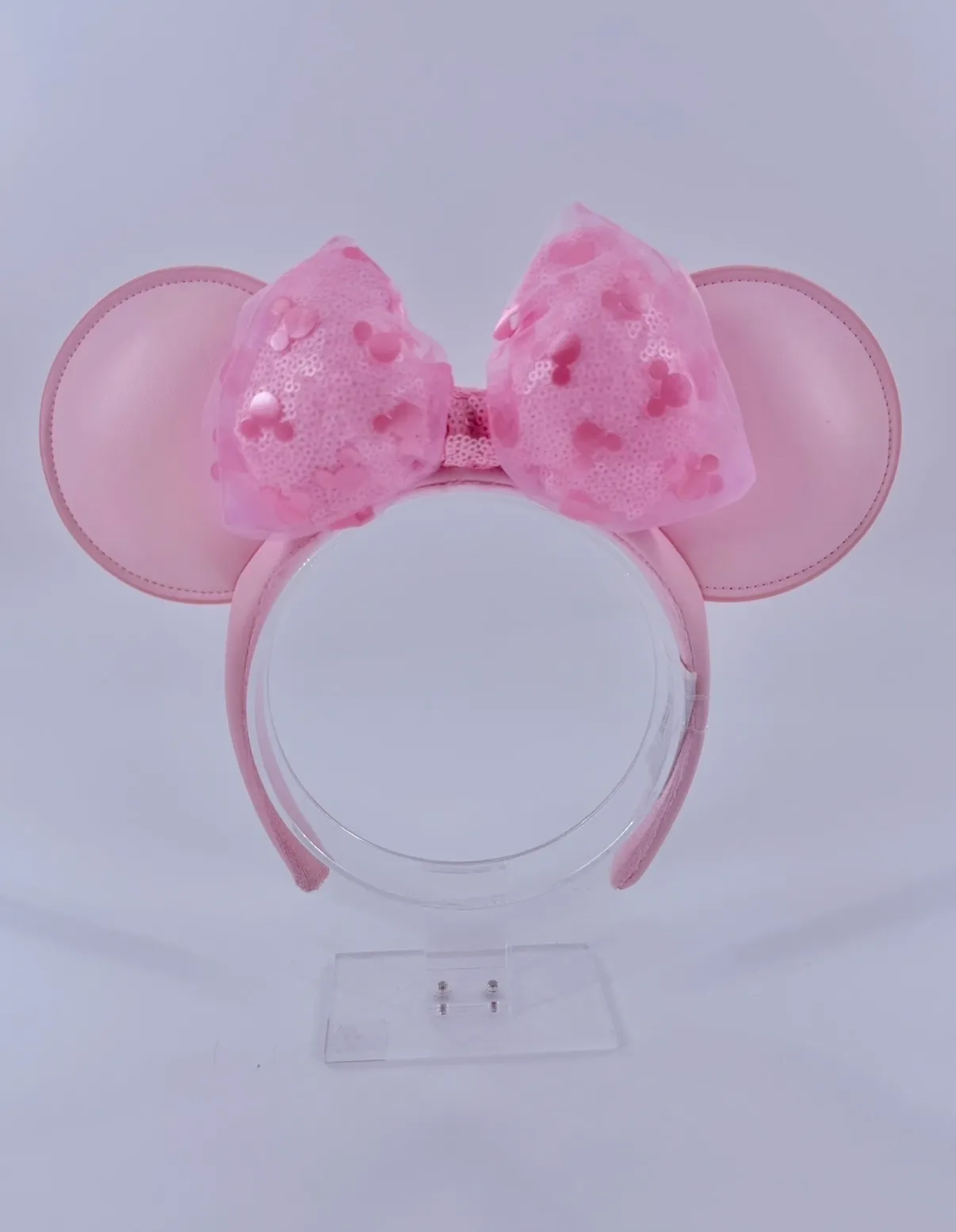 Pink Milk Minnie Mouse Ear Headband 
