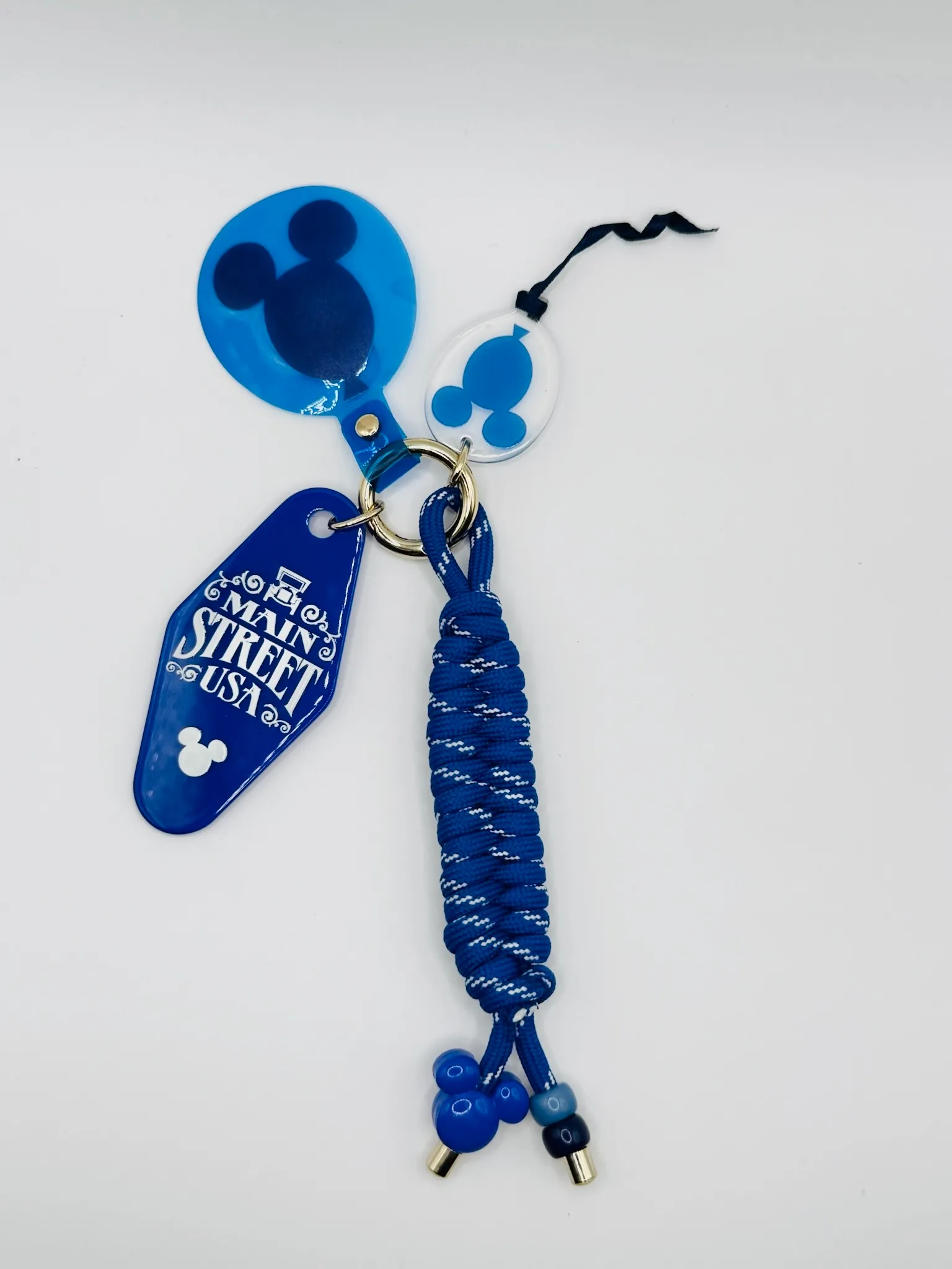Blue Main Street Bag Charm