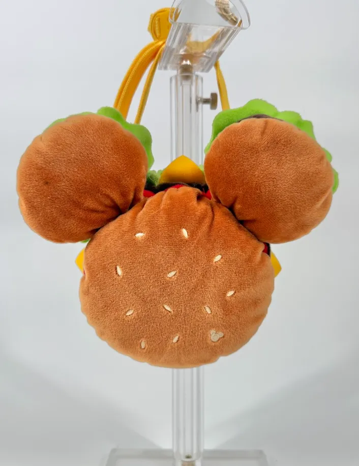 Mickey Mouse Hamburger Plush Shoulder Bag - Tokyo Disney Resort 