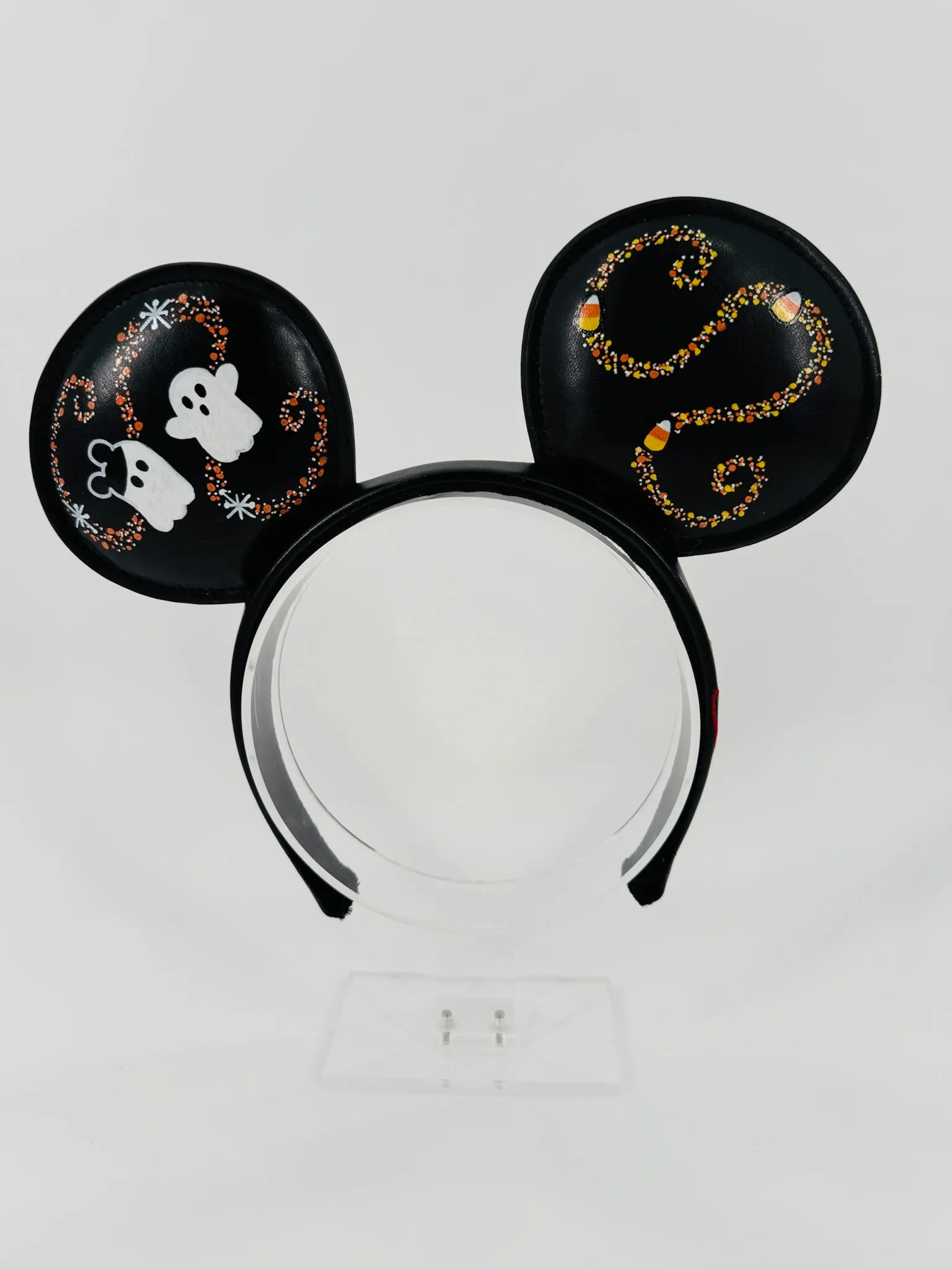 Mickey Mouse Leather Ear Headband Custom Halloween Design
