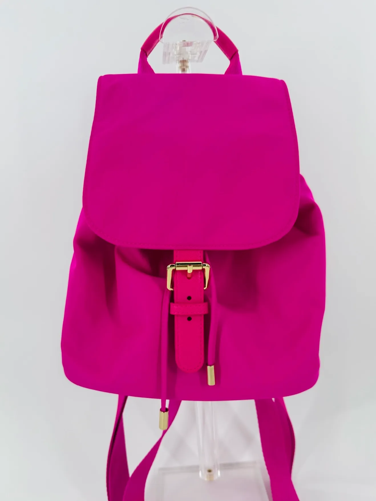 Stoney Clover Lane Fuchsia Mini Flap Backpack