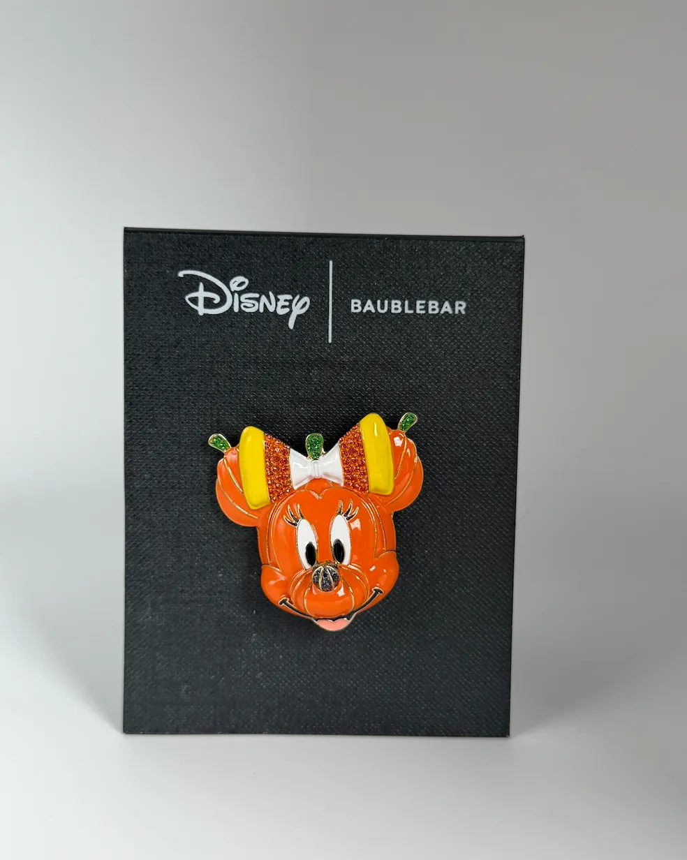 Disney x BaubleBar Minnie Mouse Pumpkin 3D Pin