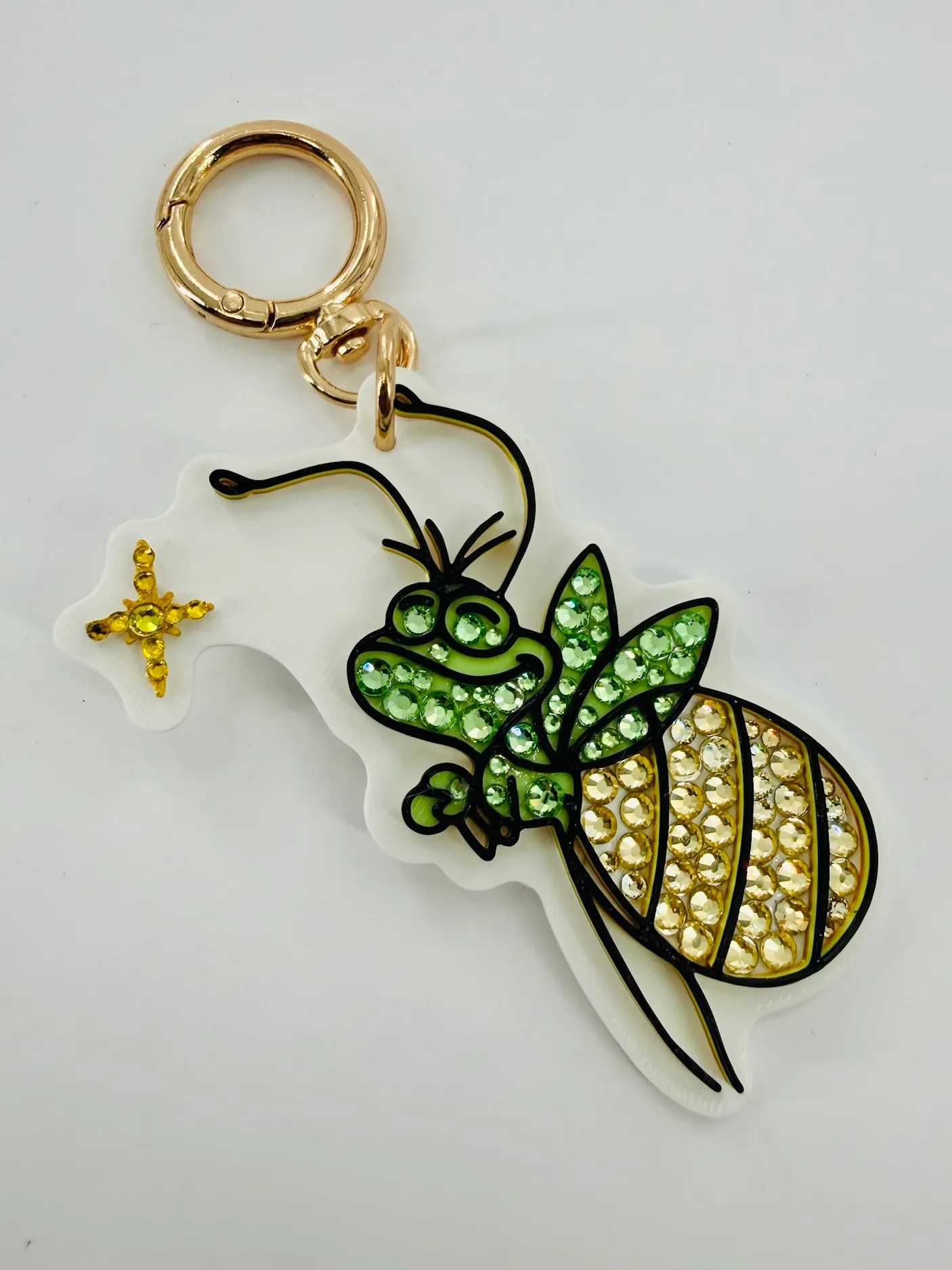 Ray Crystal Sidekick Bag Charm - Aden + Louise