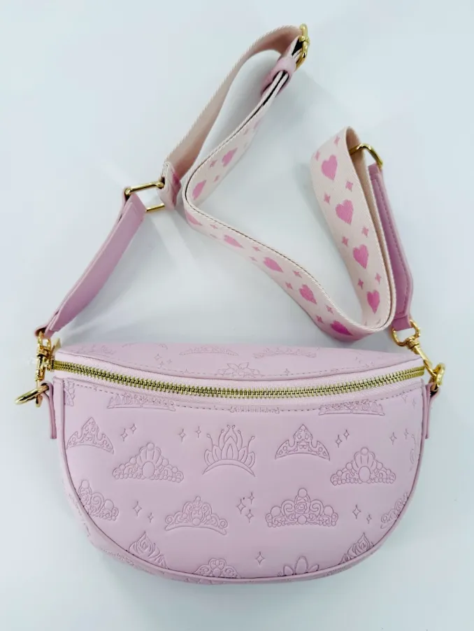 Aden + Louise Signature Princess Crossbody Bags - Pink