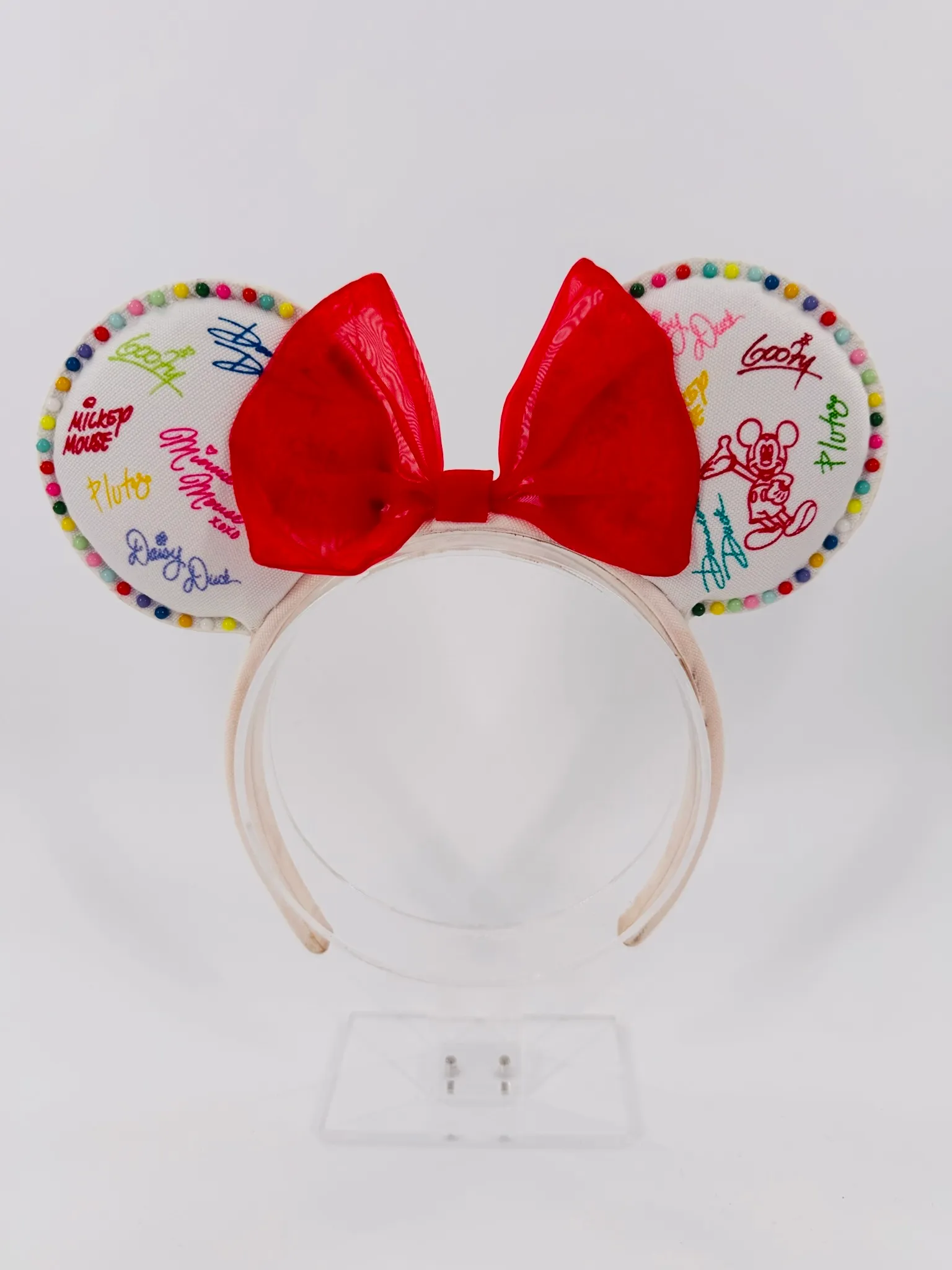 Disney Minnie Mouse Signature/Autograph Ears Headband - Baublebar