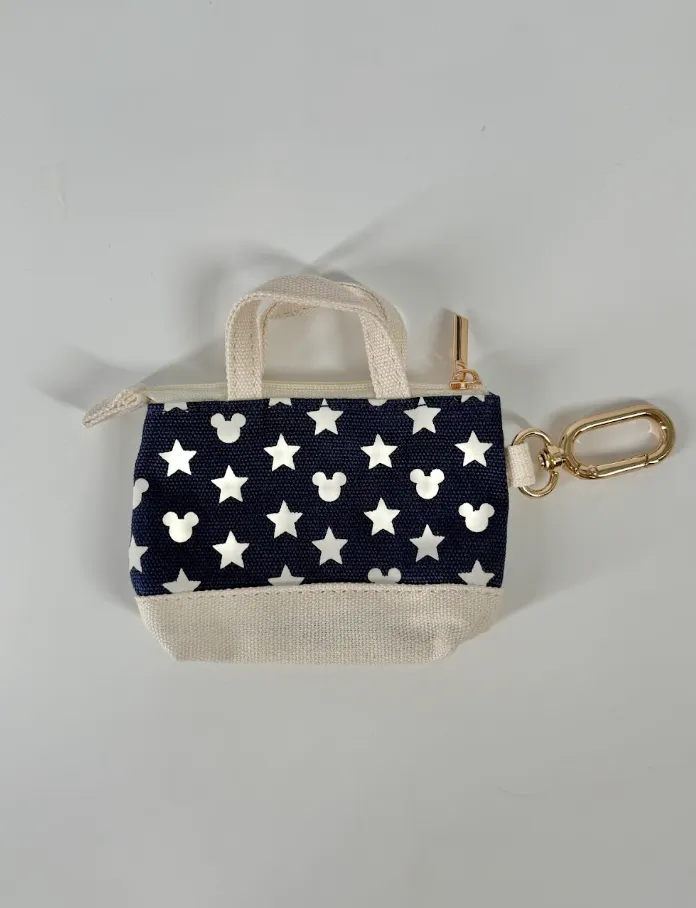 Mickey Mouse Americana Micro Canvas Tote Bag Charm