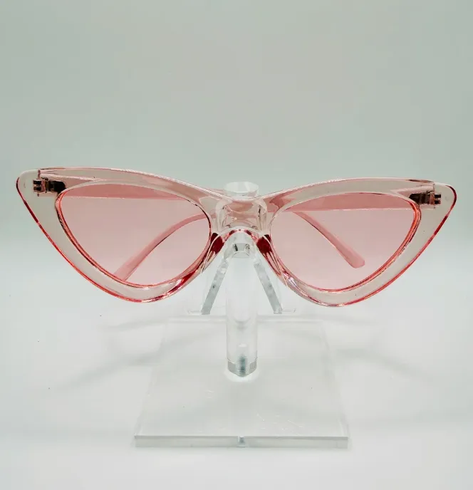 Pink Transcluent Sunglasses