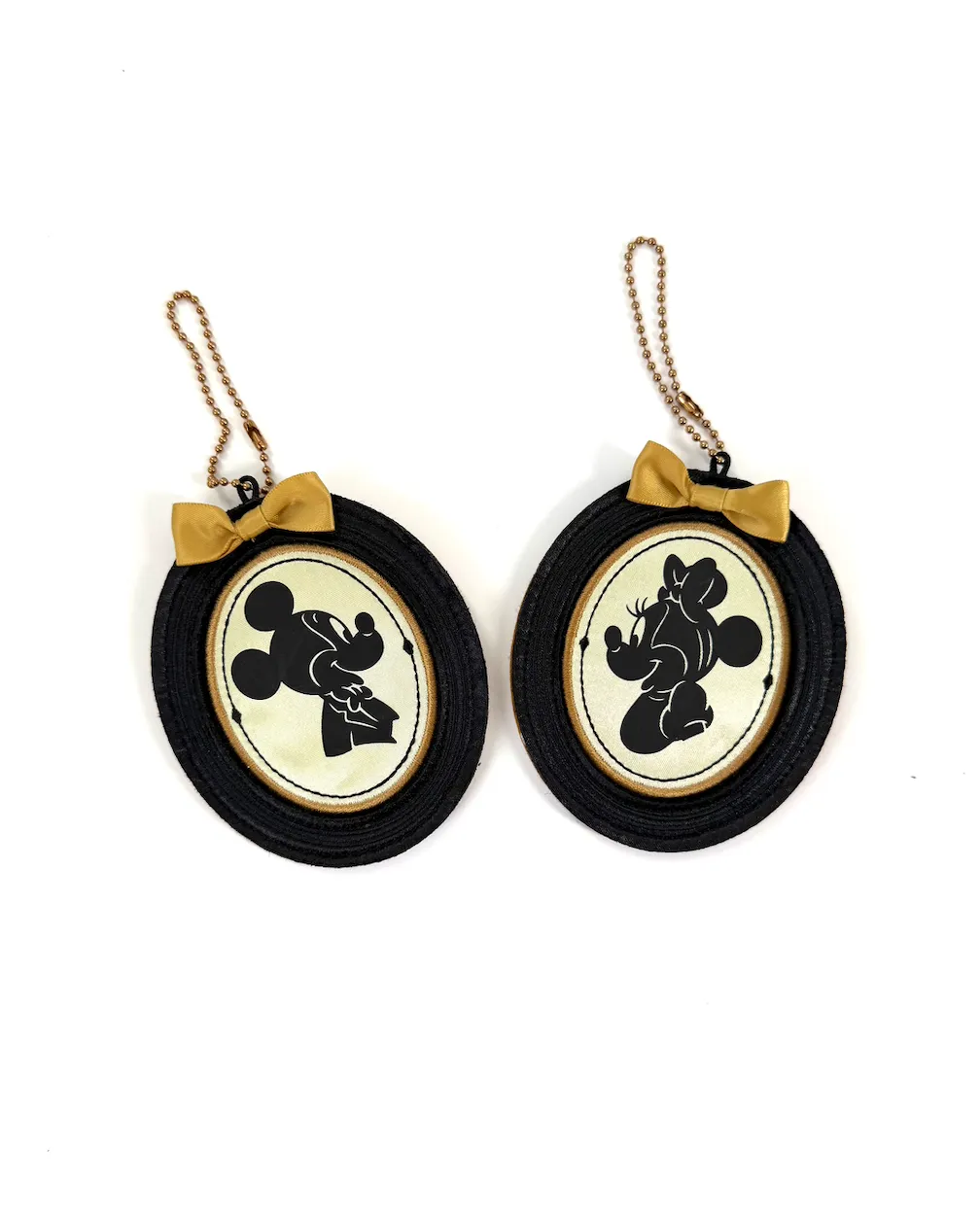 Mickey & Minnie Silhouette Studio Bag Charm - Tokyo Disney Resort