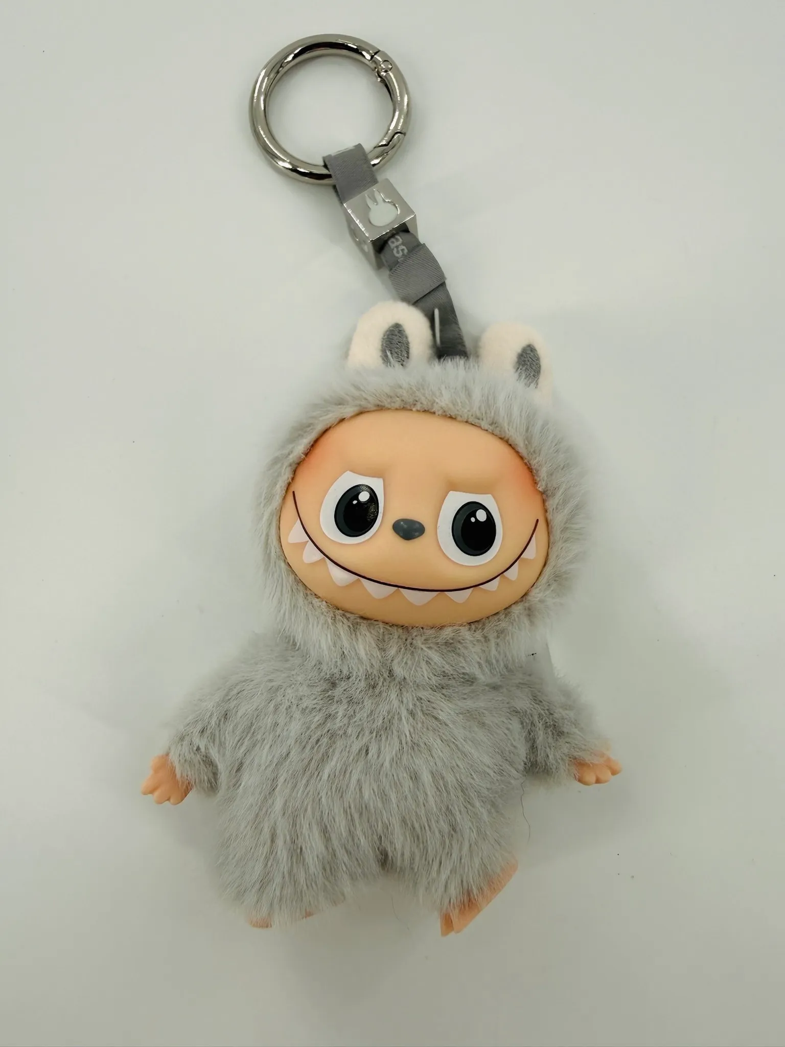 Labubu The Monsters for Love Series - Vinyl Plush Pendant, Grey (C)