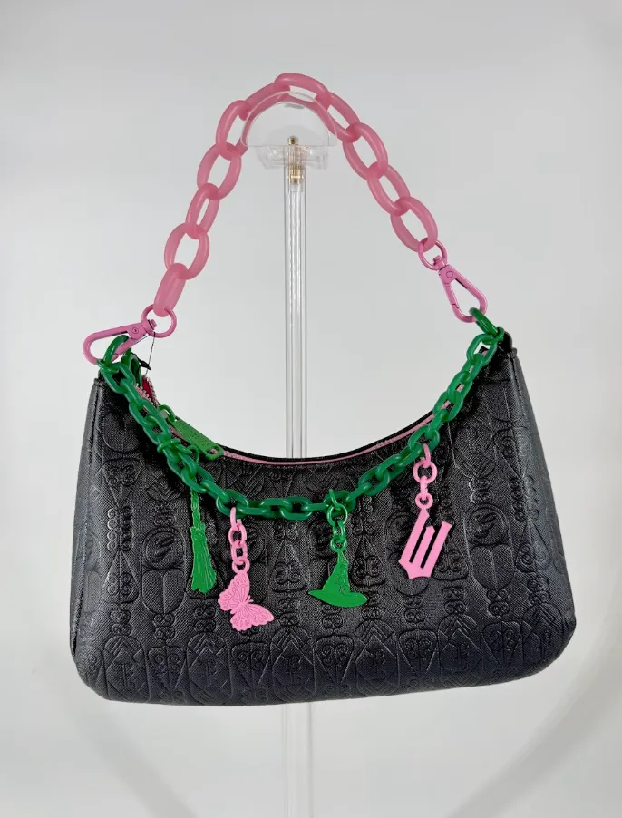 Wicked: For Good Glinda & Elphaba Crossbody Bag with Charms - Loungefly