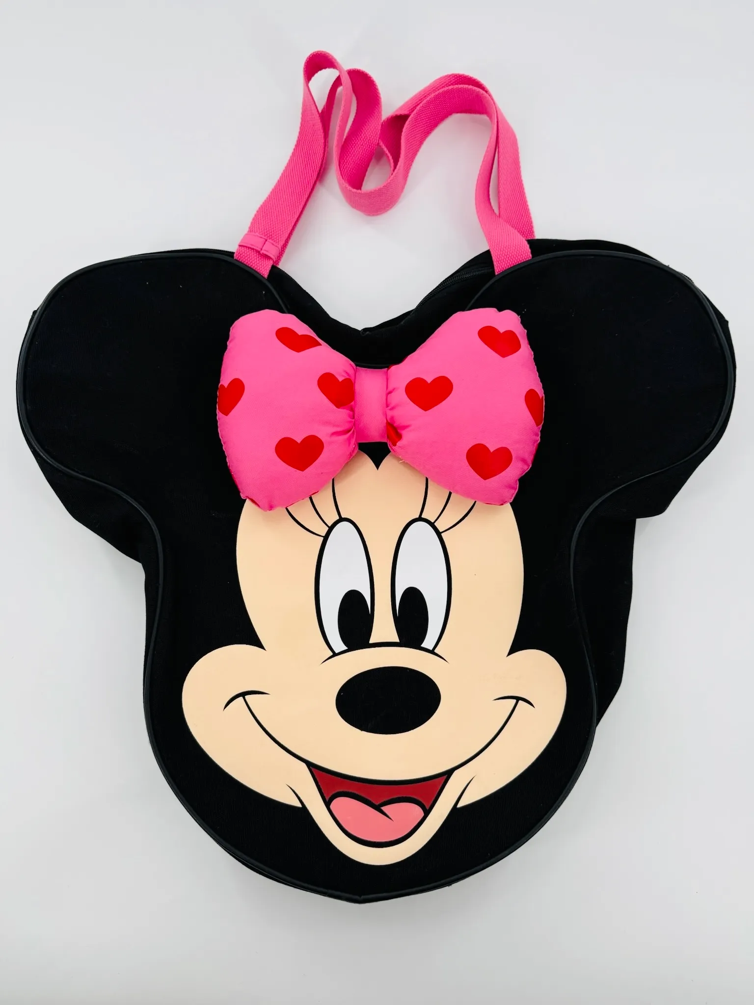 Minnie Mouse Valentine Big Face Canvas Tote