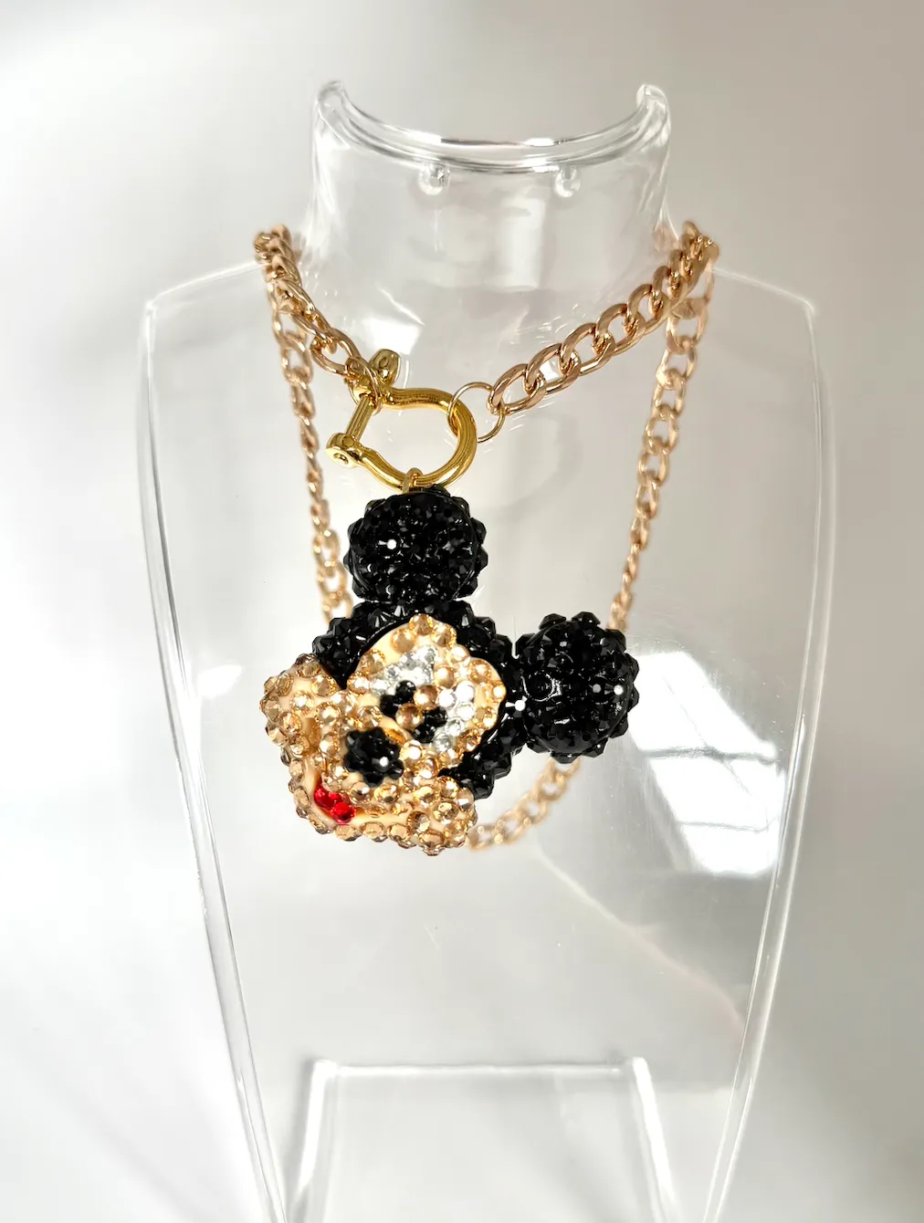 Mickey Mouse Rhinestone Necklace - Magic Ear Gear