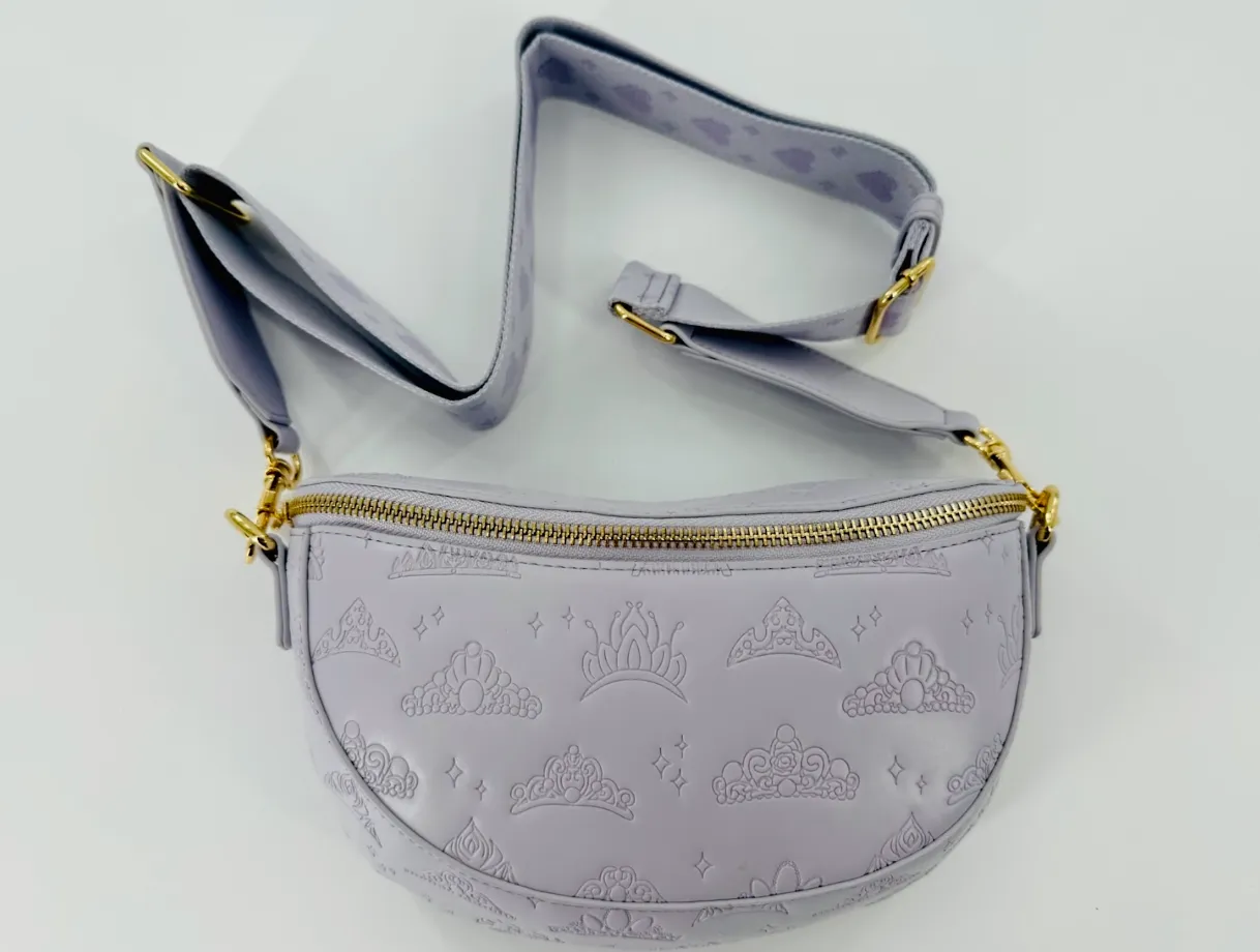 Aden + Louise Signature Princess Crossbody Bags - Purple
