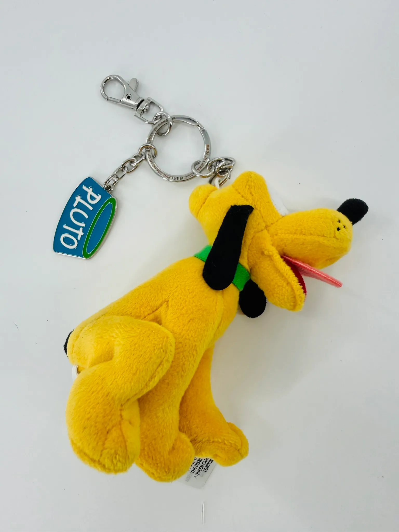 Pluto Plush Keychain with Pet Bowl 