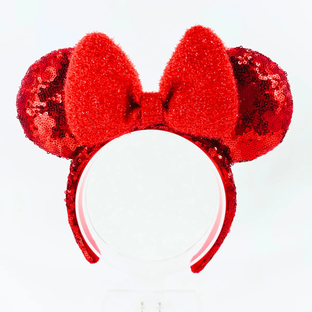 Red Minnie Mouse Ears Headband