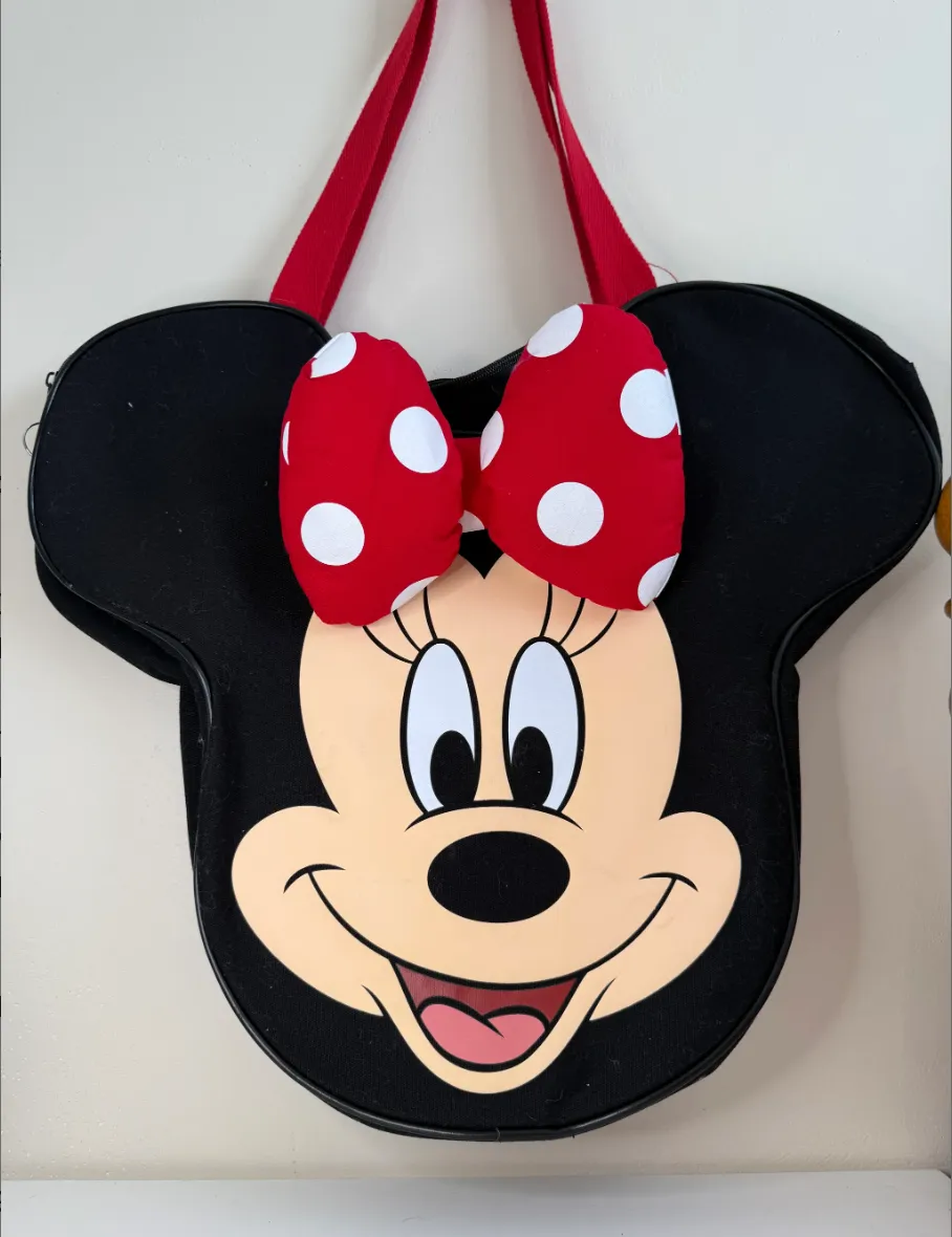 Minnie Mouse Big Face Canvas Tote