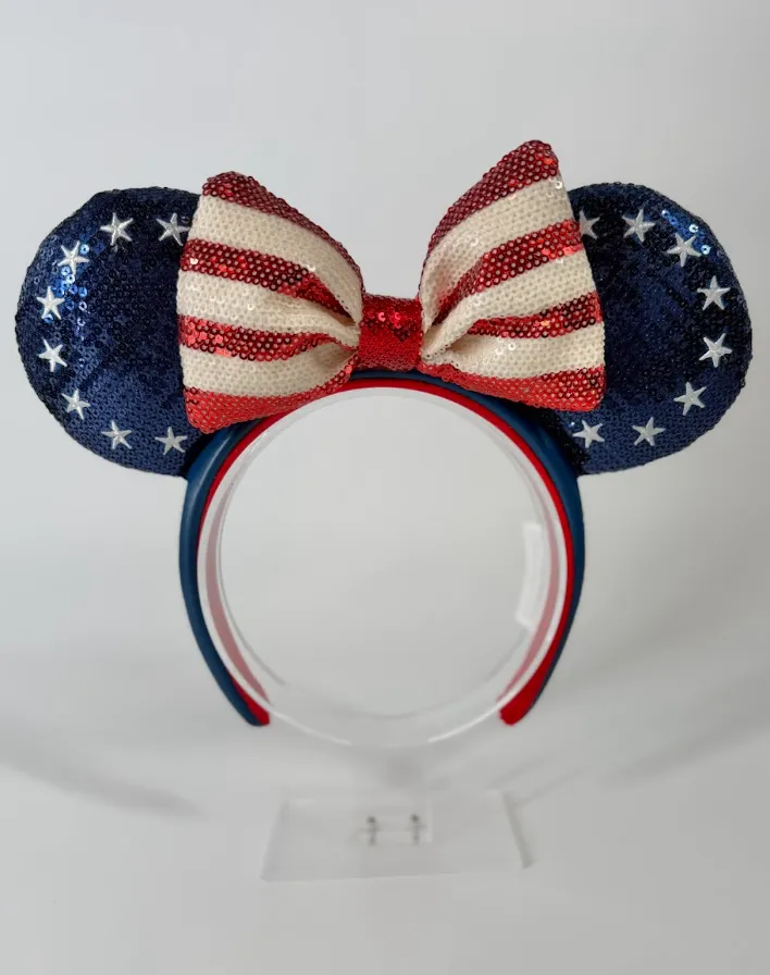 Americana Sequined Ears Headband