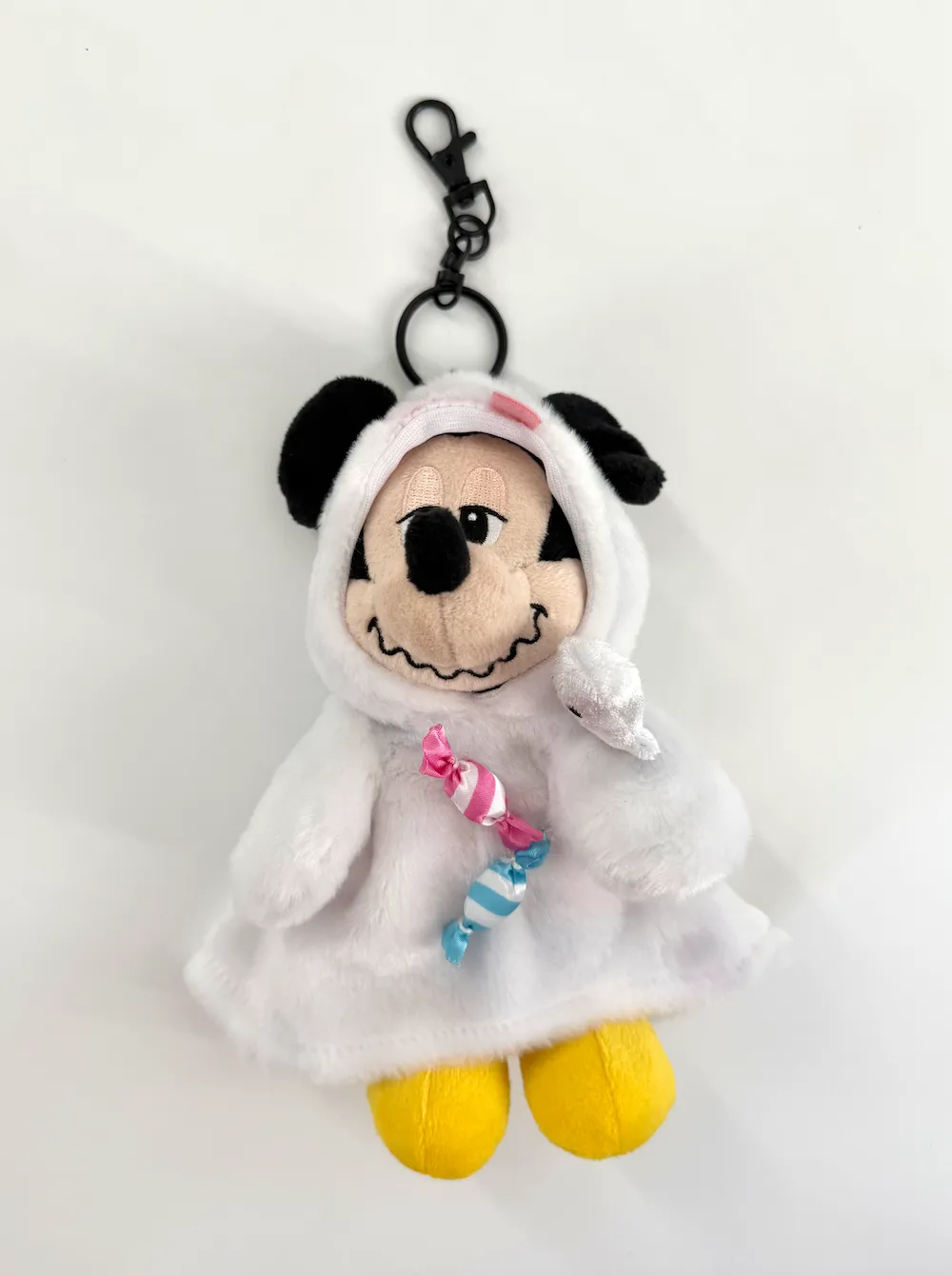 Mickey Mouse Candy Ghost Plush Bag Charm