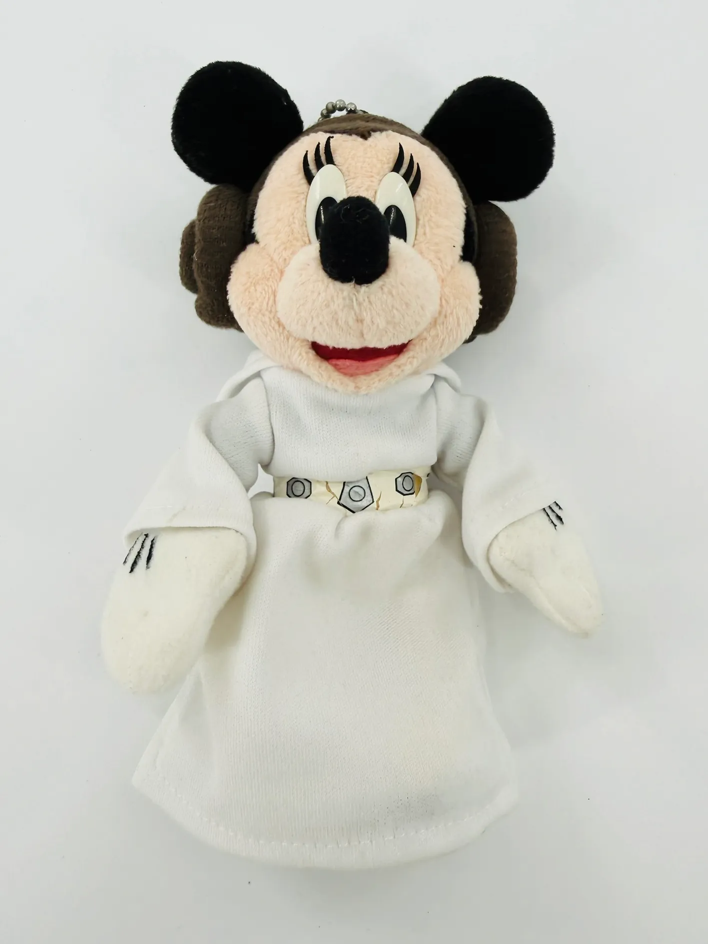 Minnie Mouse Princess Leia Plush Bag Charm