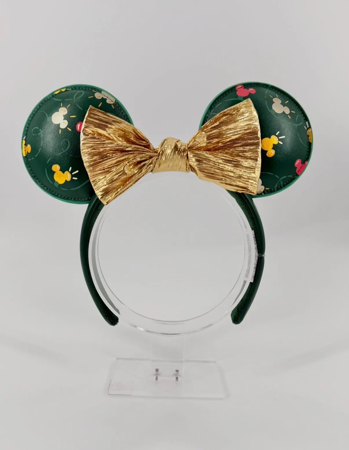 Disney Parks Mickey Icon Holiday Lights Ear Headband