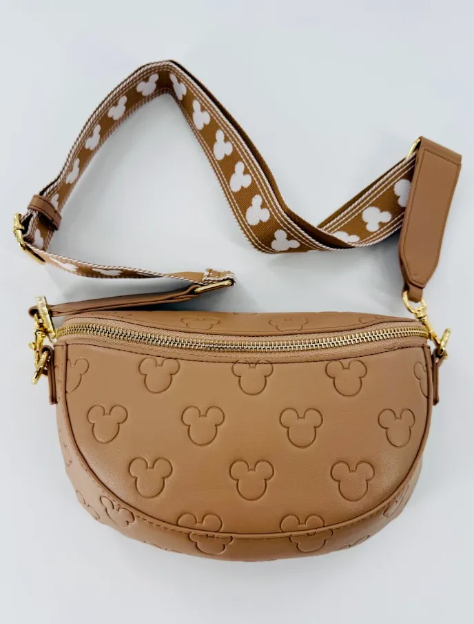 Aden + Louise Signature Crossbody Bags - Tan