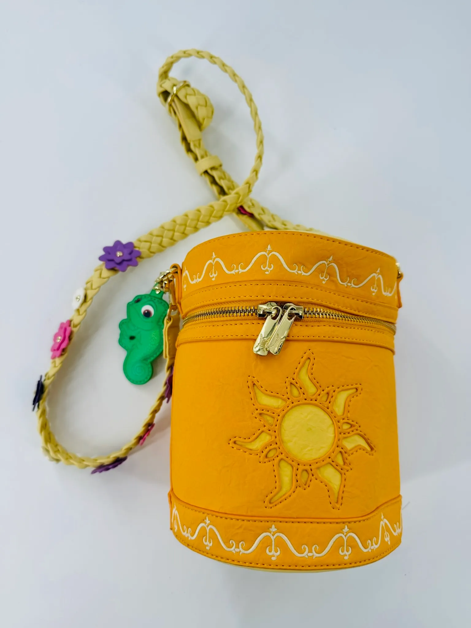 Tangled Rapunzel's Lantern Stitch Shoppe Glow Bag Pascal Charm - Loungefly