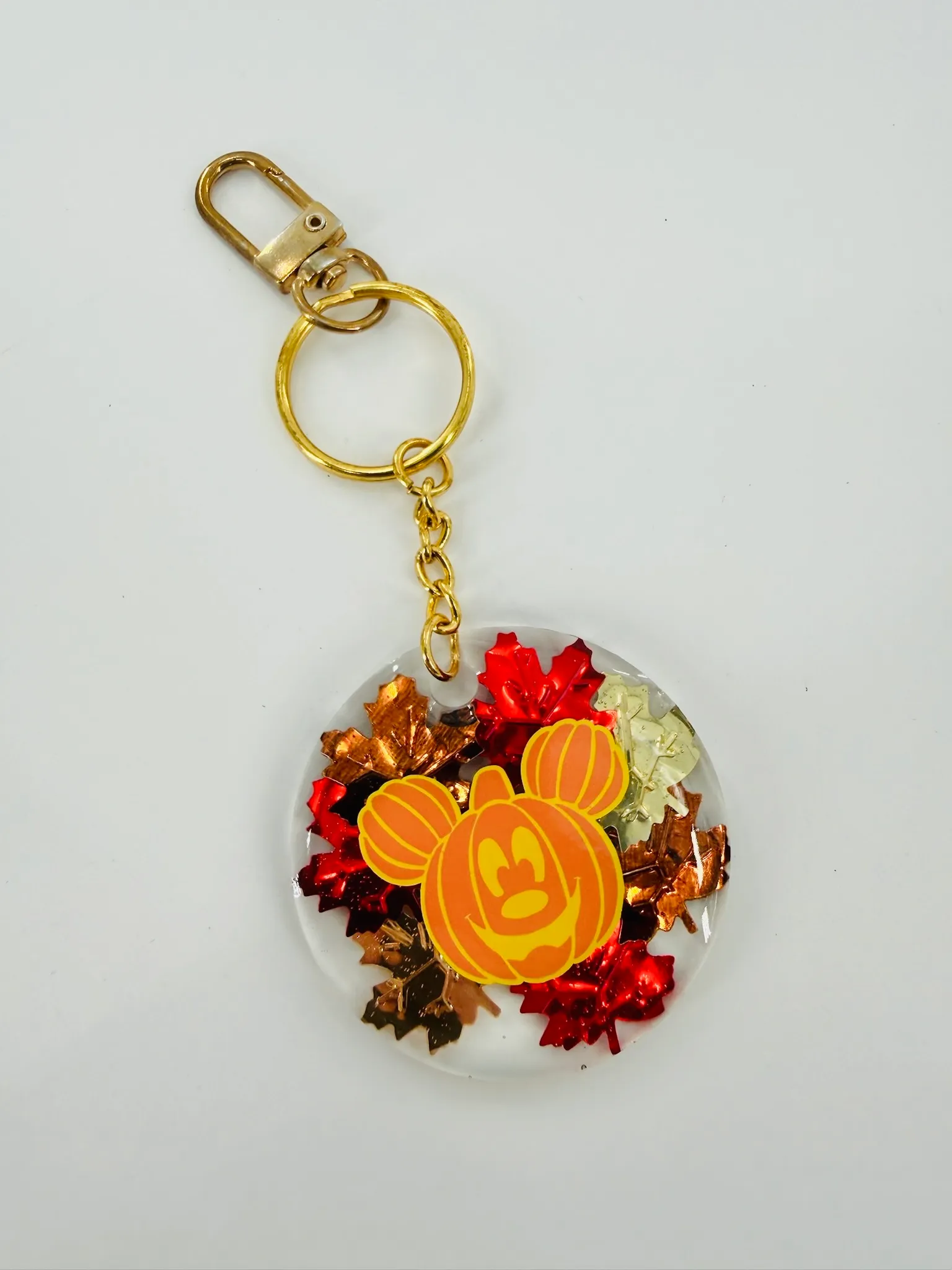 Mickey Pumpkin Keychain - Bippity Boppity Burt