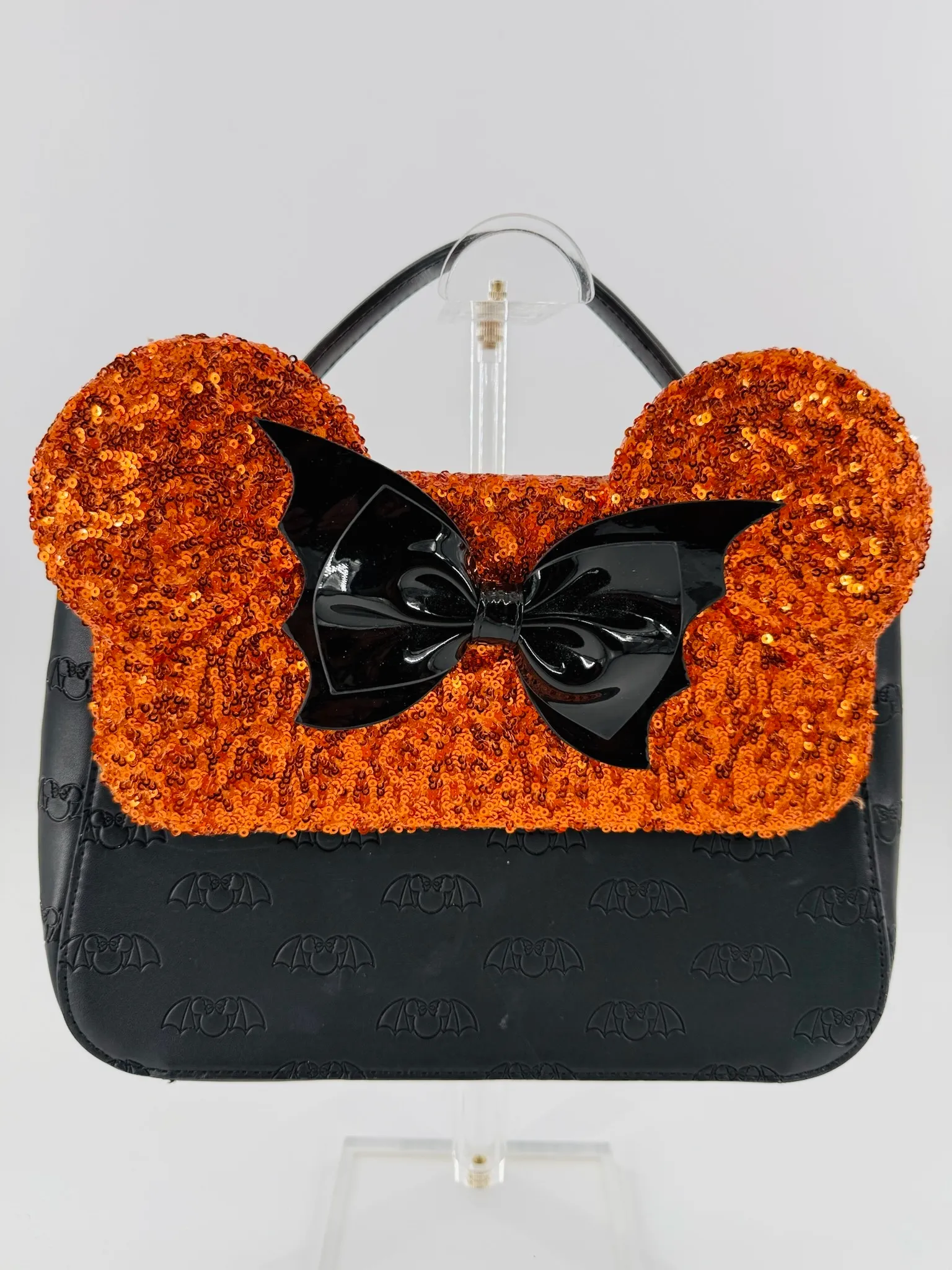 Loungefly Disney Minnie Mouse Halloween Sequin Crossbody Bag