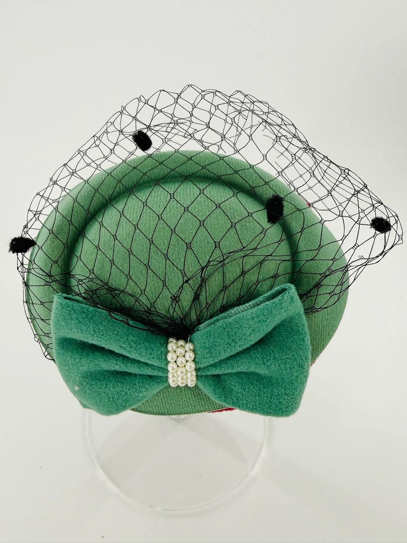 Green Fascinator Hat