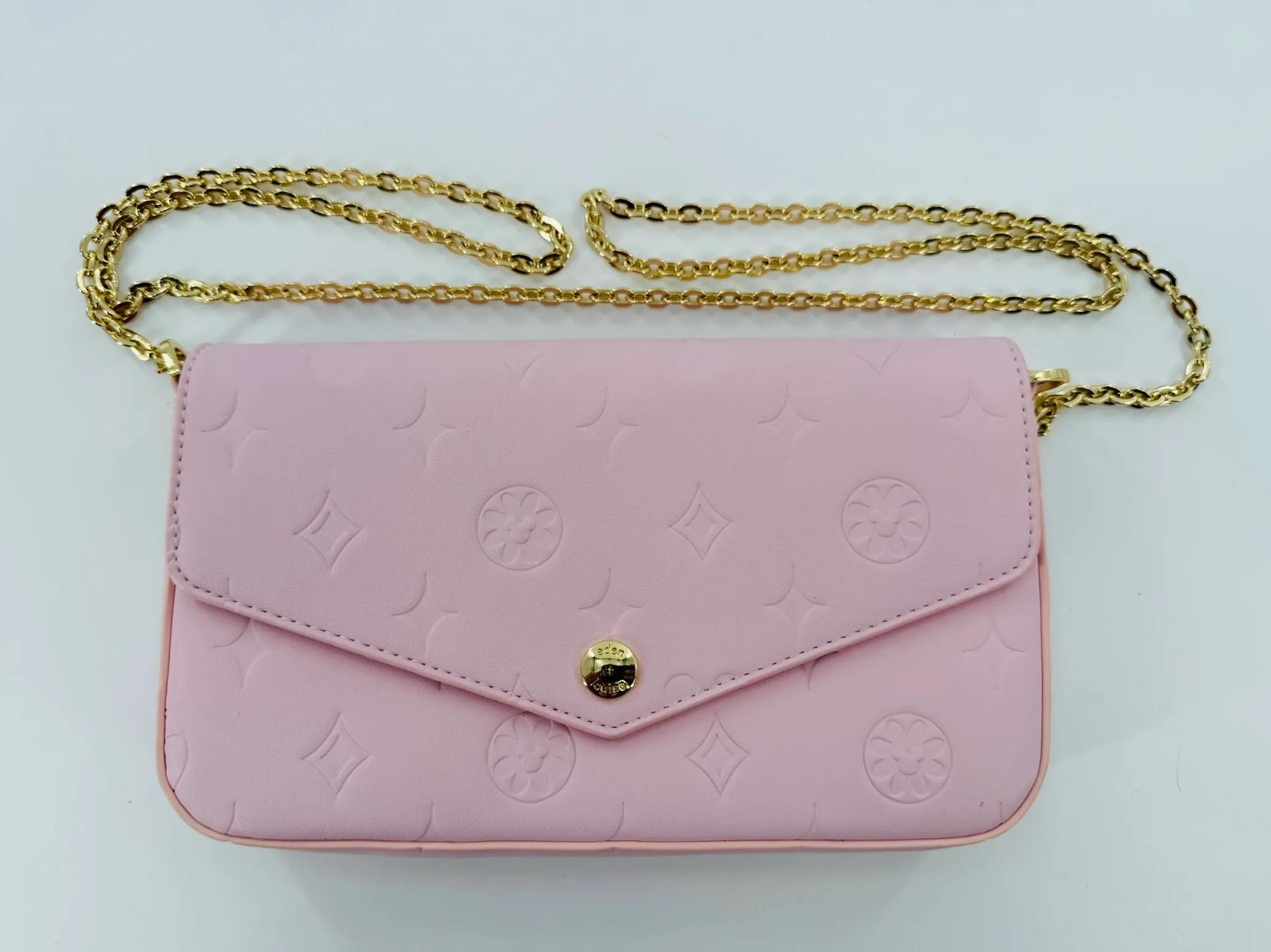 Aden + Louise Pink Olivia Crossbody/Shoulder Bag