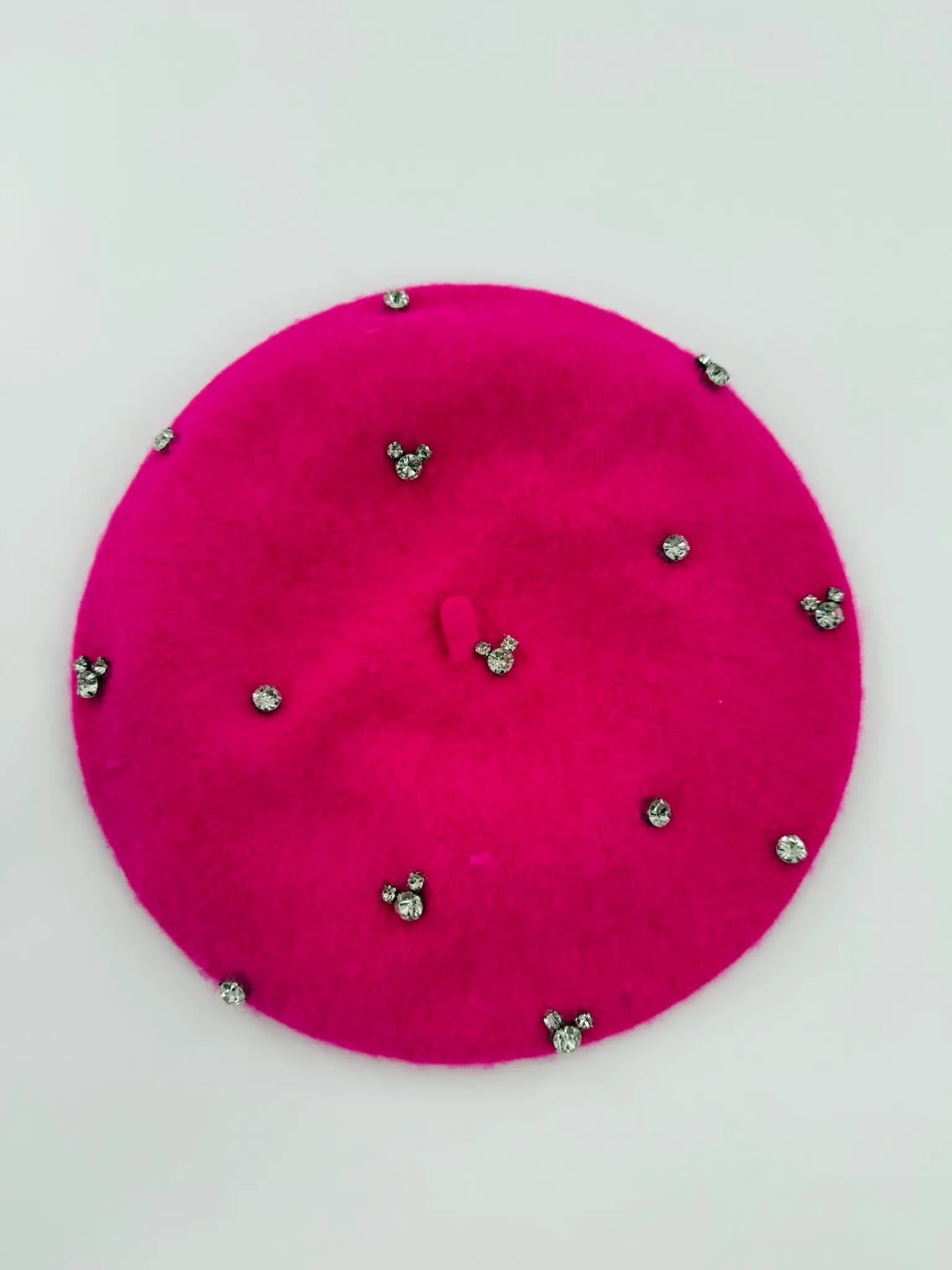 Favorite Mouse Bling Beret - Hot Pink, 1953 Designs
