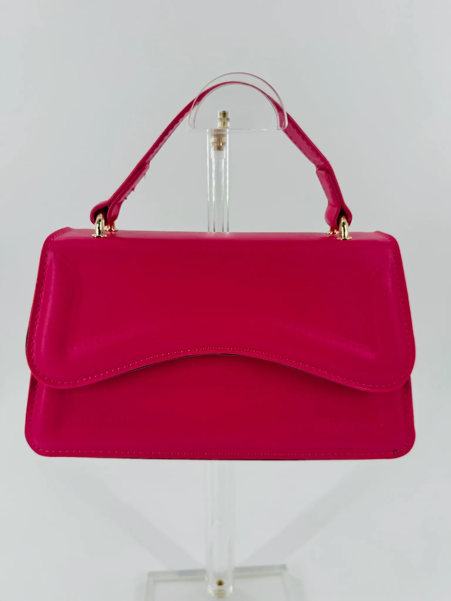 Shuiangran Stylish and Simple Crossbody Bag Small Square Bag Purses for Women Satchel Shoulder Bag Purse - Pink