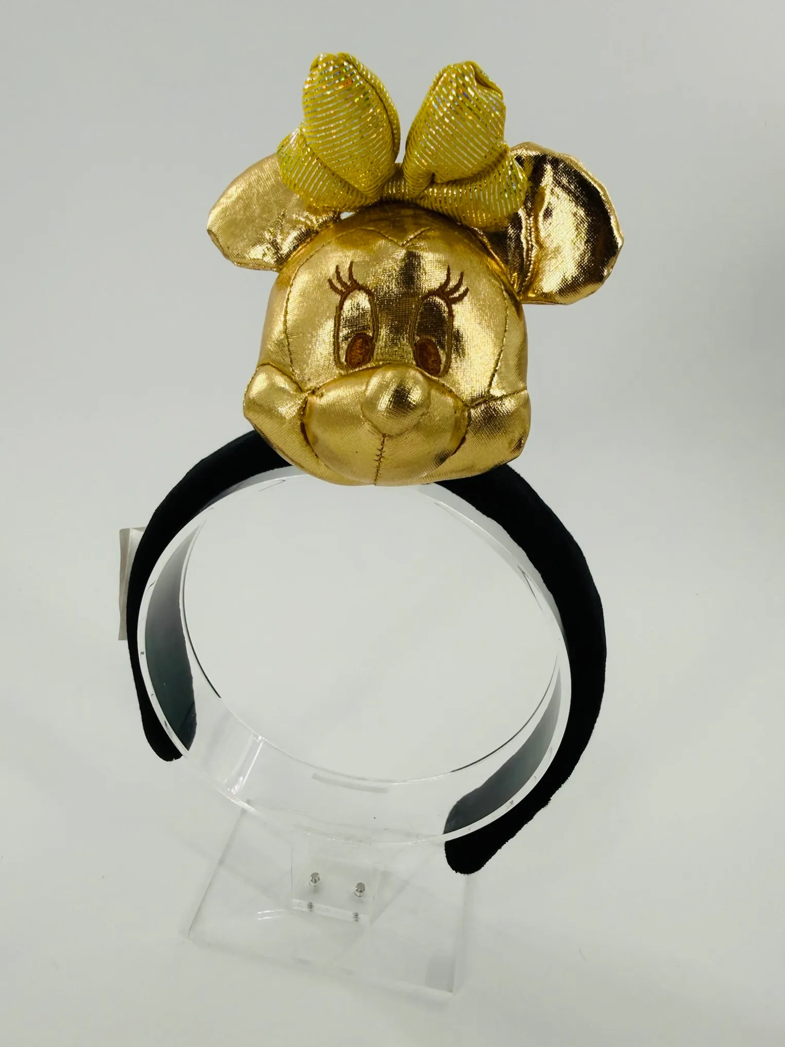 Gold Minnie Mouse - Headband Plush