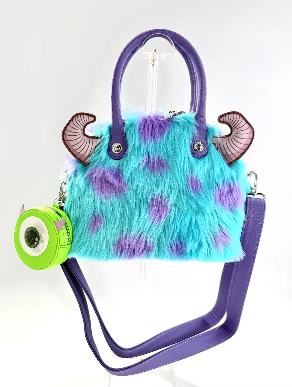 Furry Sulley and Mike Wazowski Crossbody Bag - Loungefly