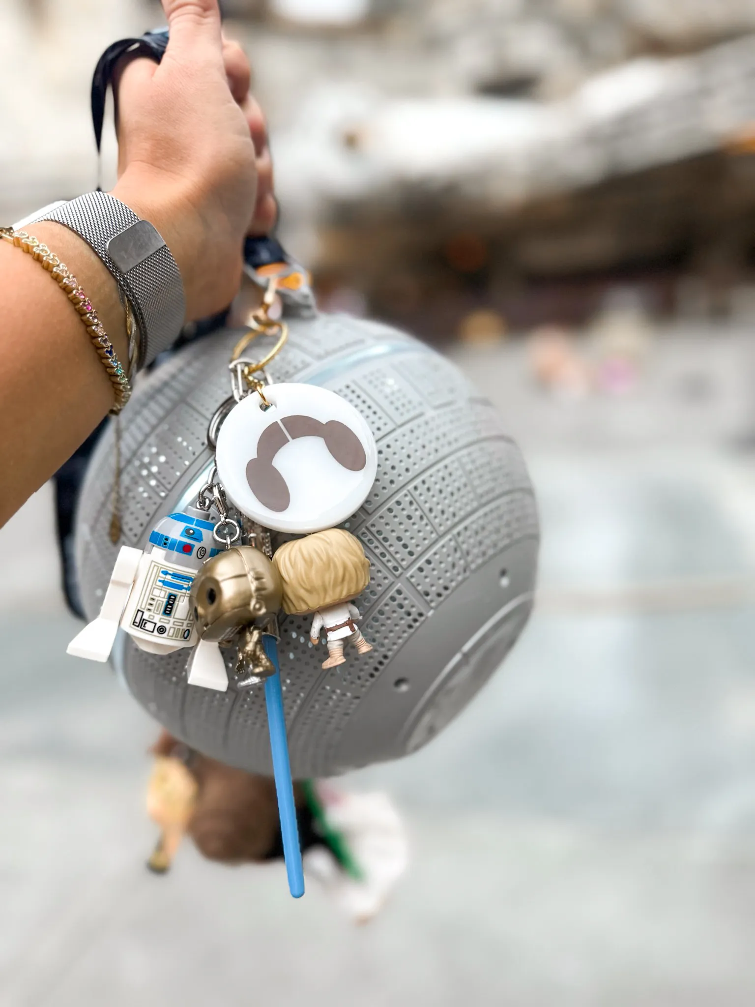 Princess Leia Star Wars Inspired Keychain - Bippity Boppity Burt