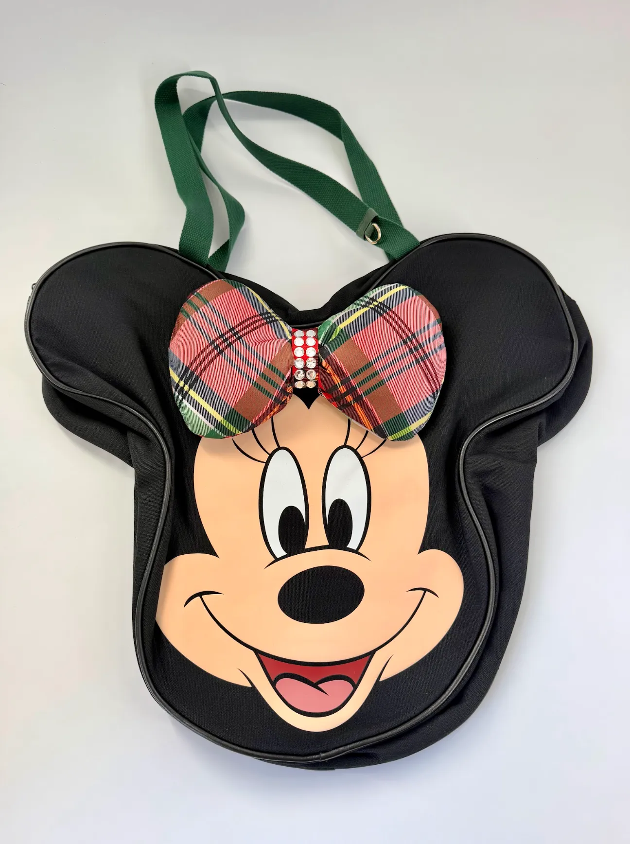 Minnie Mouse Big Face Holiday Canvas Tote