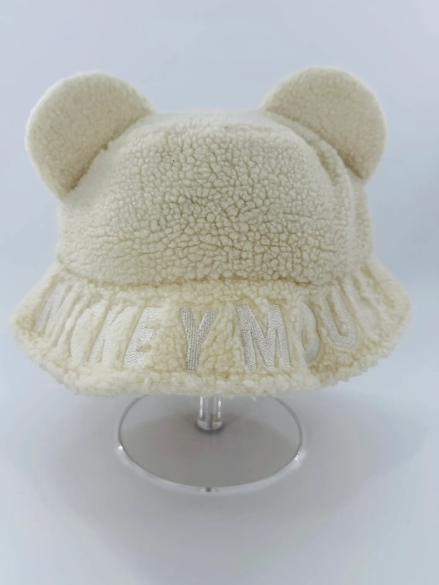 Disney Parks Mickey Mouse Ears Sherpa Fuzzy Bucket Hat