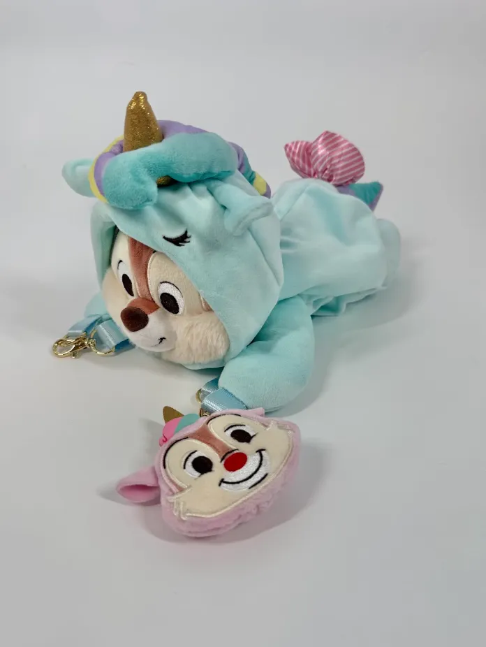 Chip and Dale Unicorn Plush Bag