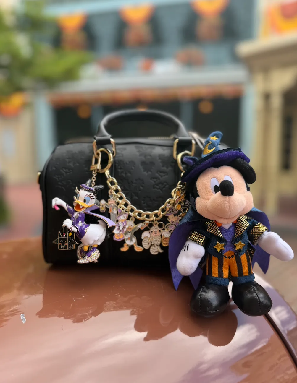 Daisy Duck Bat Halloween Bag Charm - Baublebar