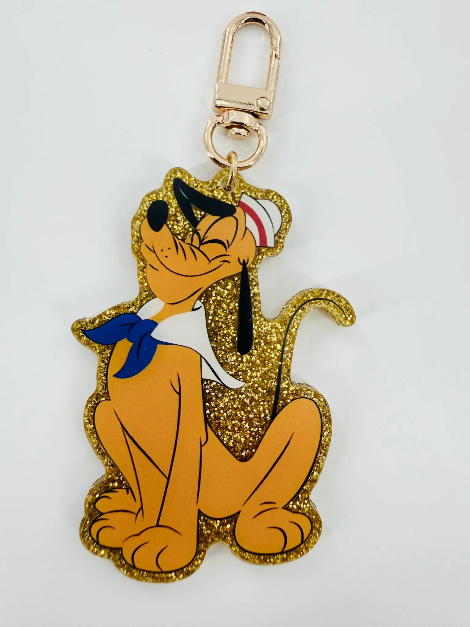 Pluto Sailor Dog Glitter Charm - Sew Magic Co.