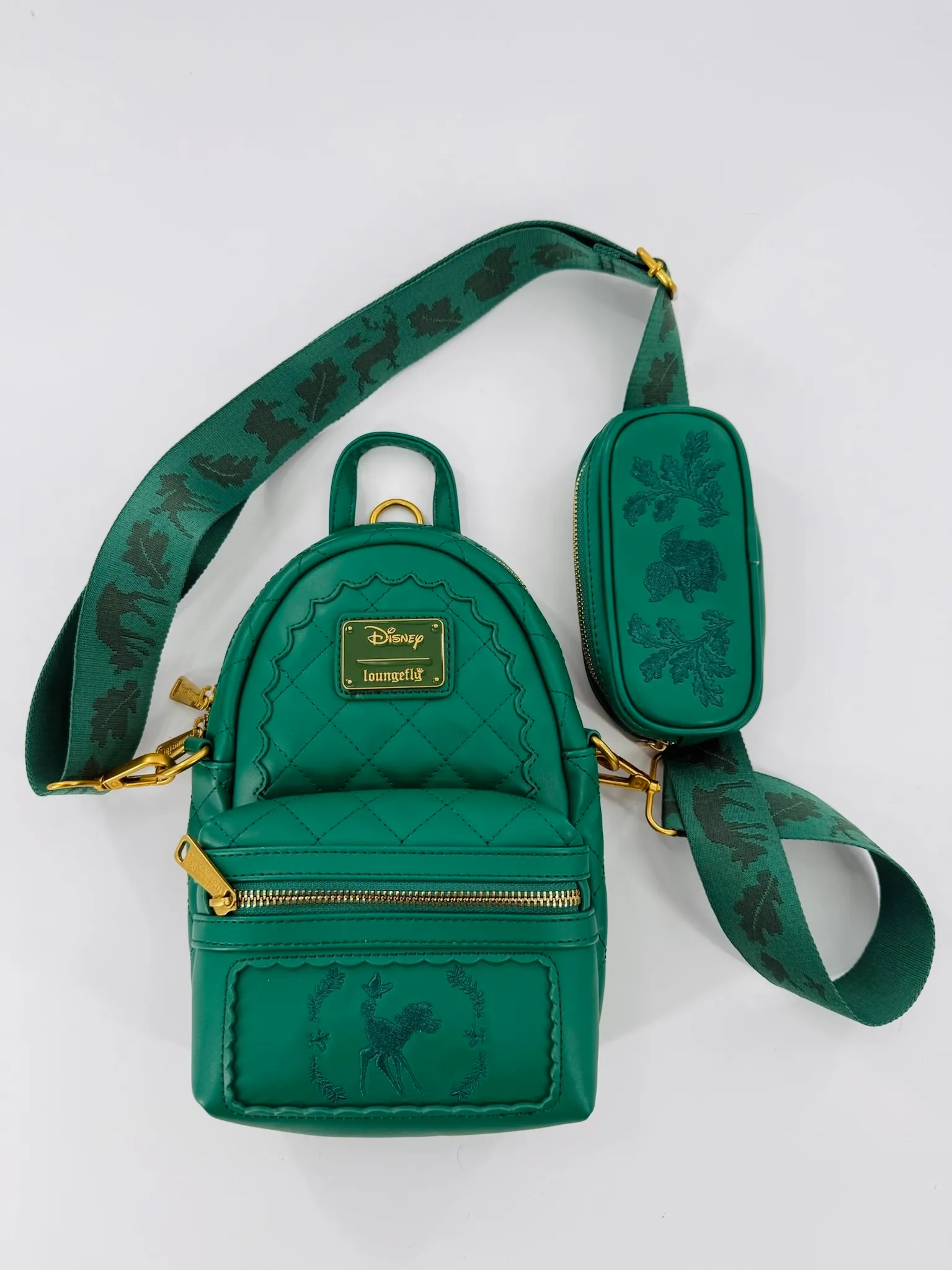 Loungefly Disney Bambi Silhouette Quilted Sling Bag
