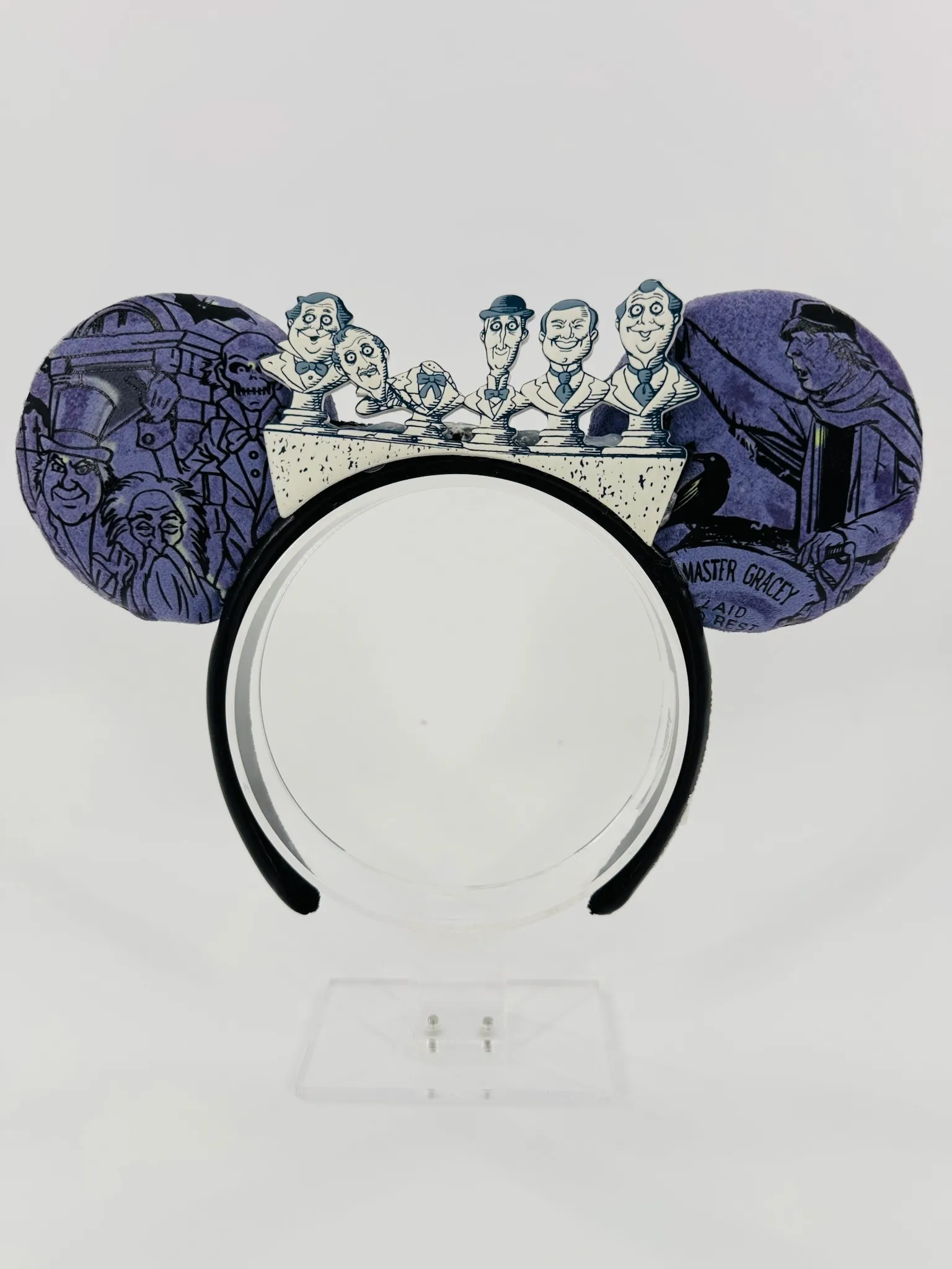 Disney Parks Haunted Mansion 50th Singing Busts Halloween Minnie Ears Headband