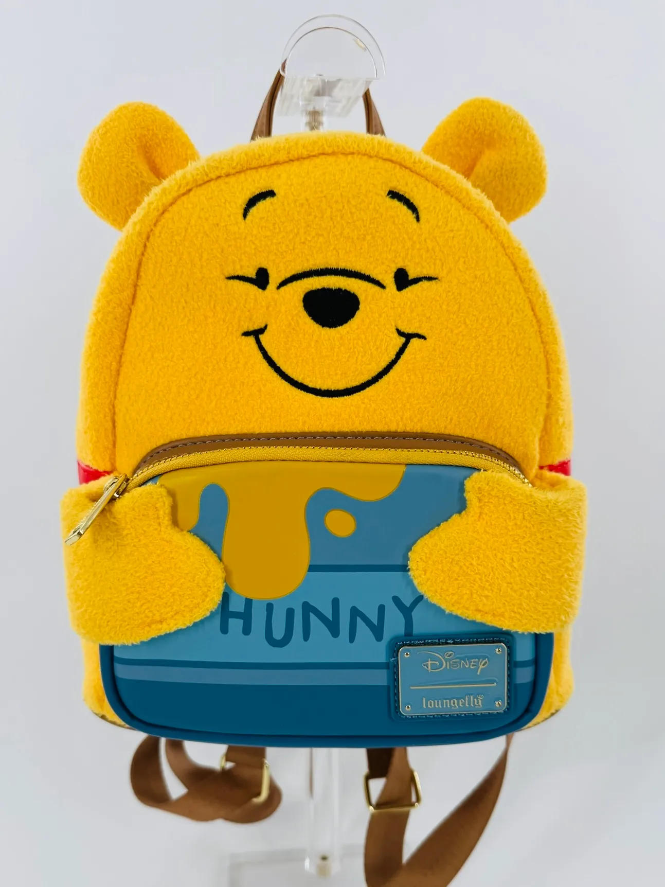 Loungefly Disney Winnie The Pooh Felt Honey Tummy Mini Backpack