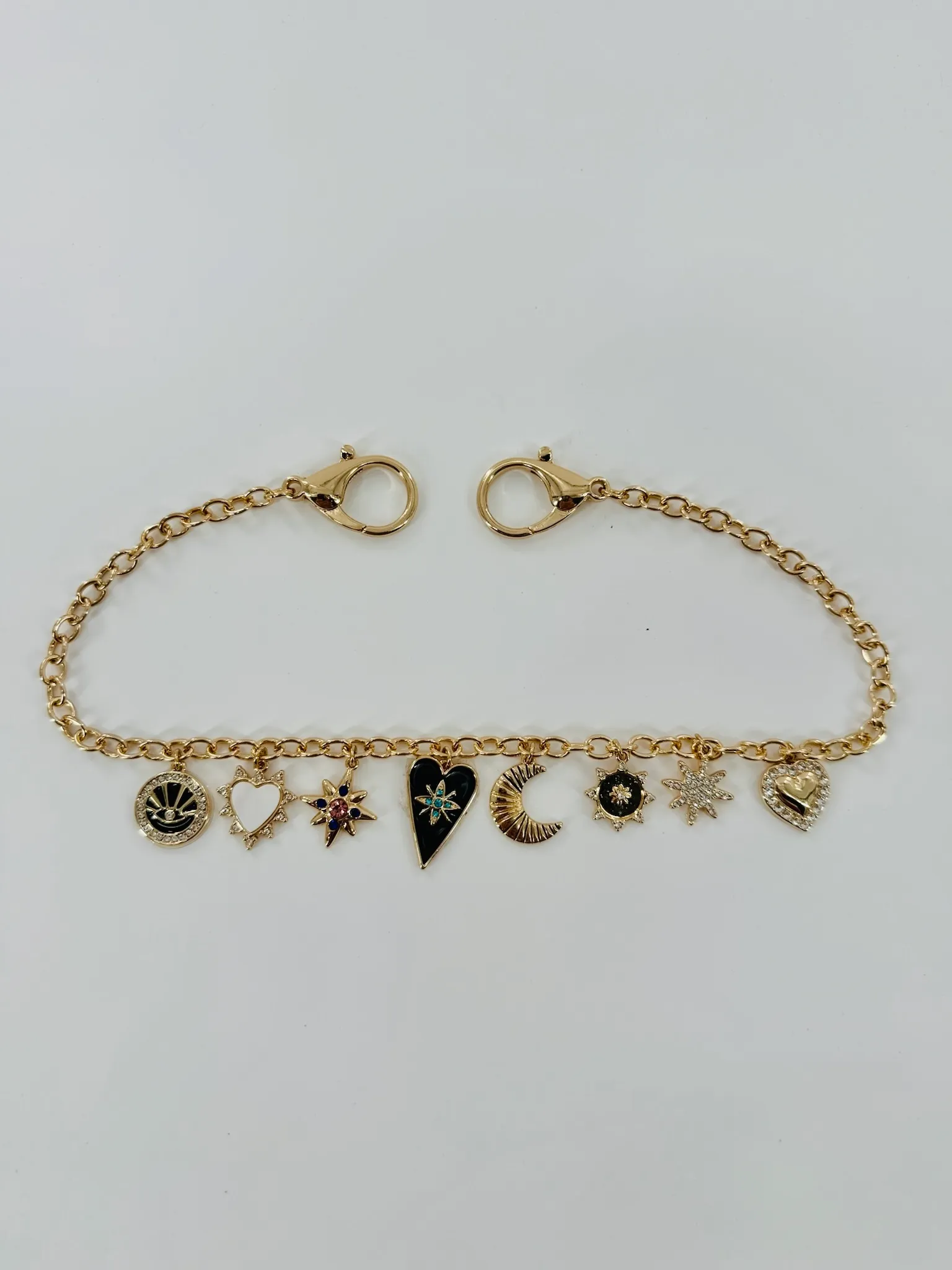 Star and Moon Bag Chain