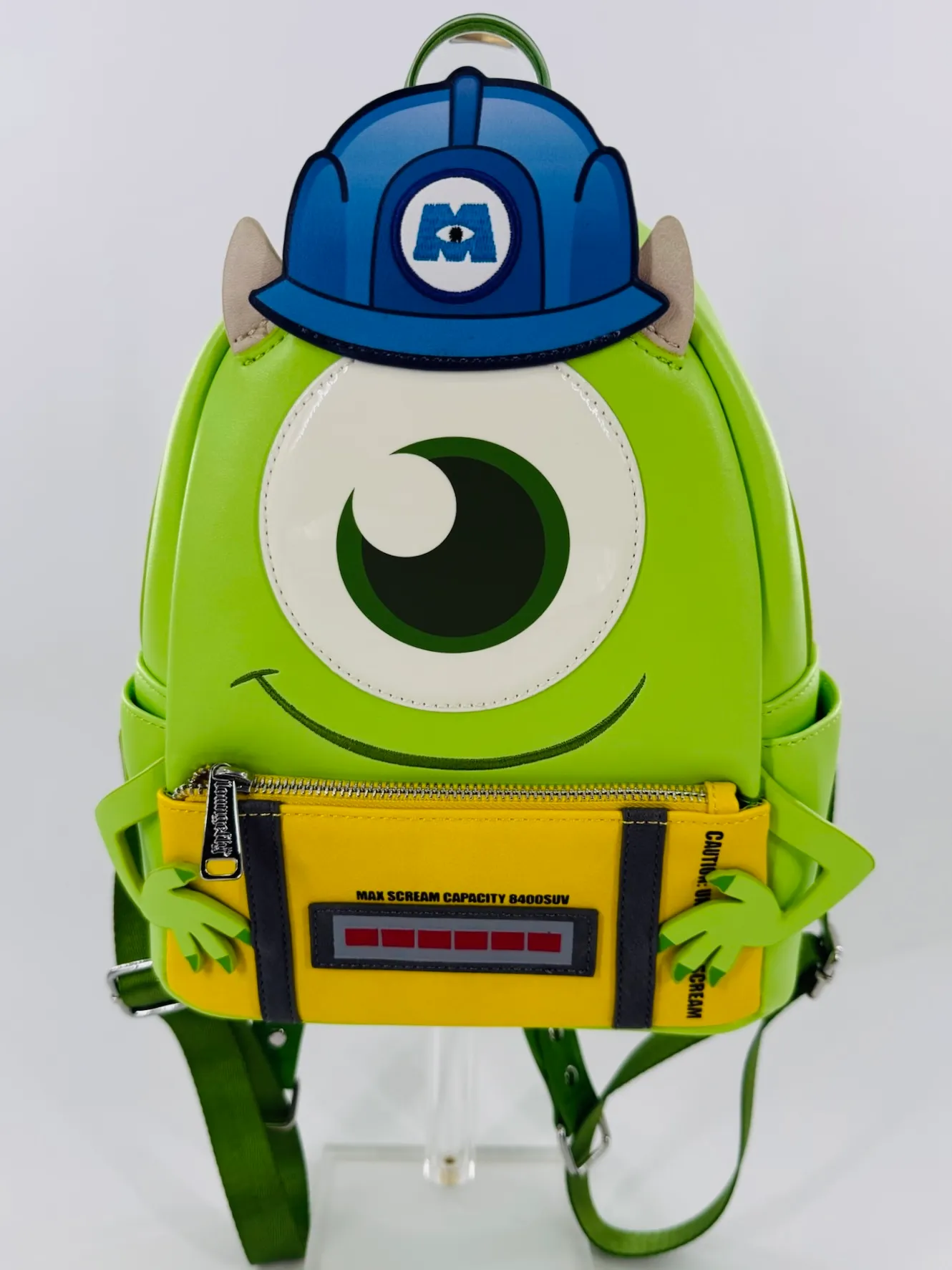 Loungefly Disney Pixar Monsters Inc. Mike Wazowski Mini Backpack